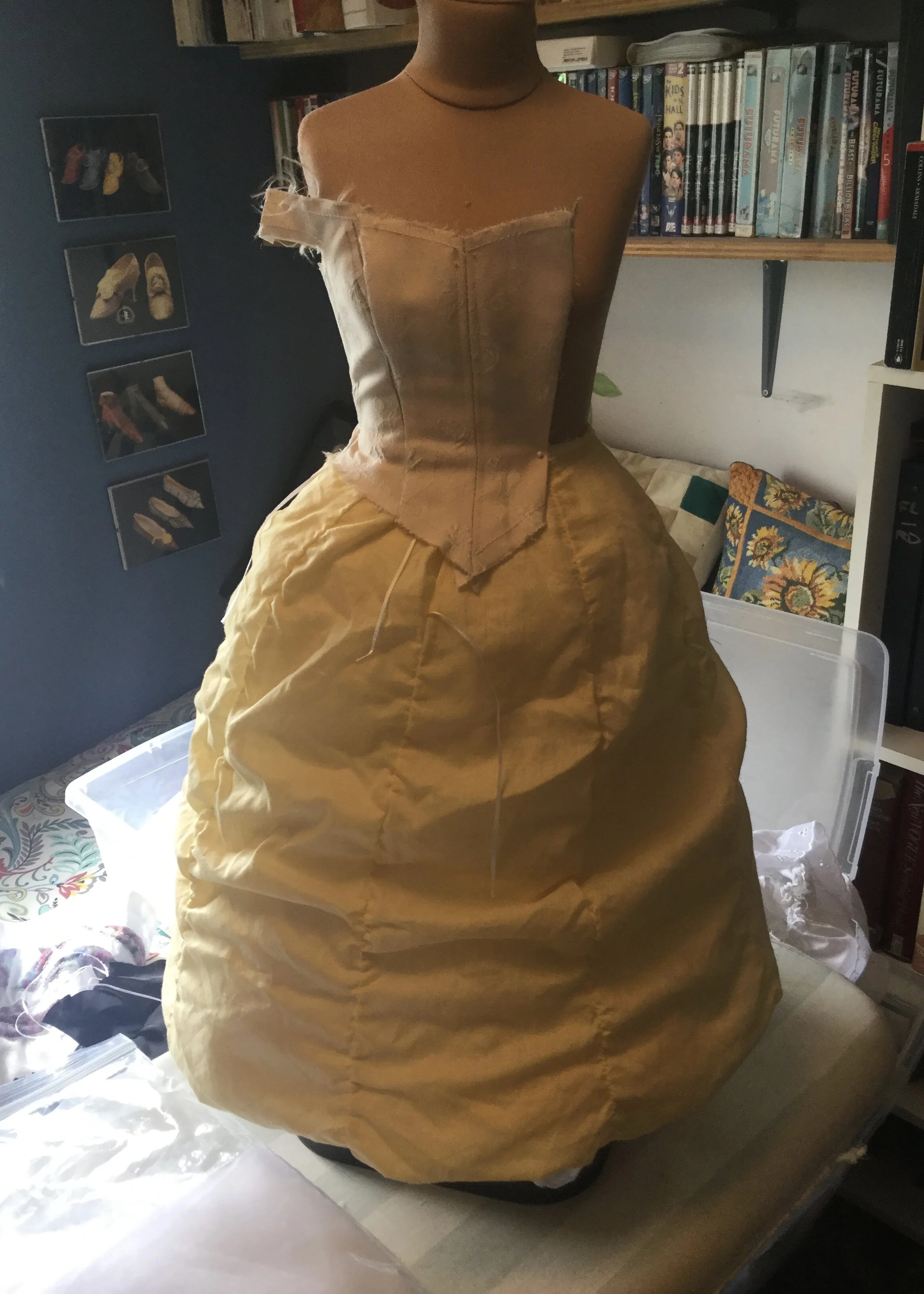 The mock up has been through some things.