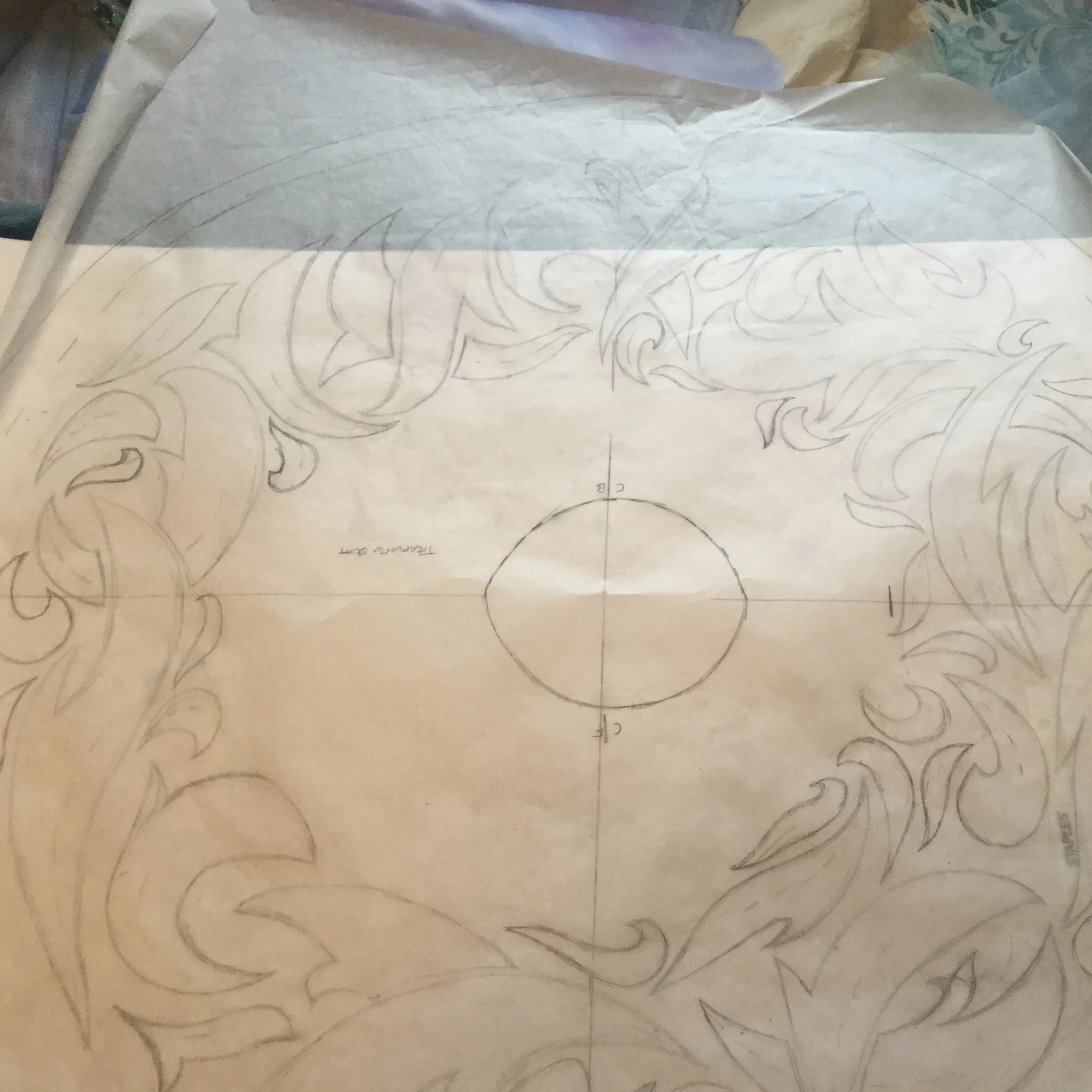 Final quilting design.