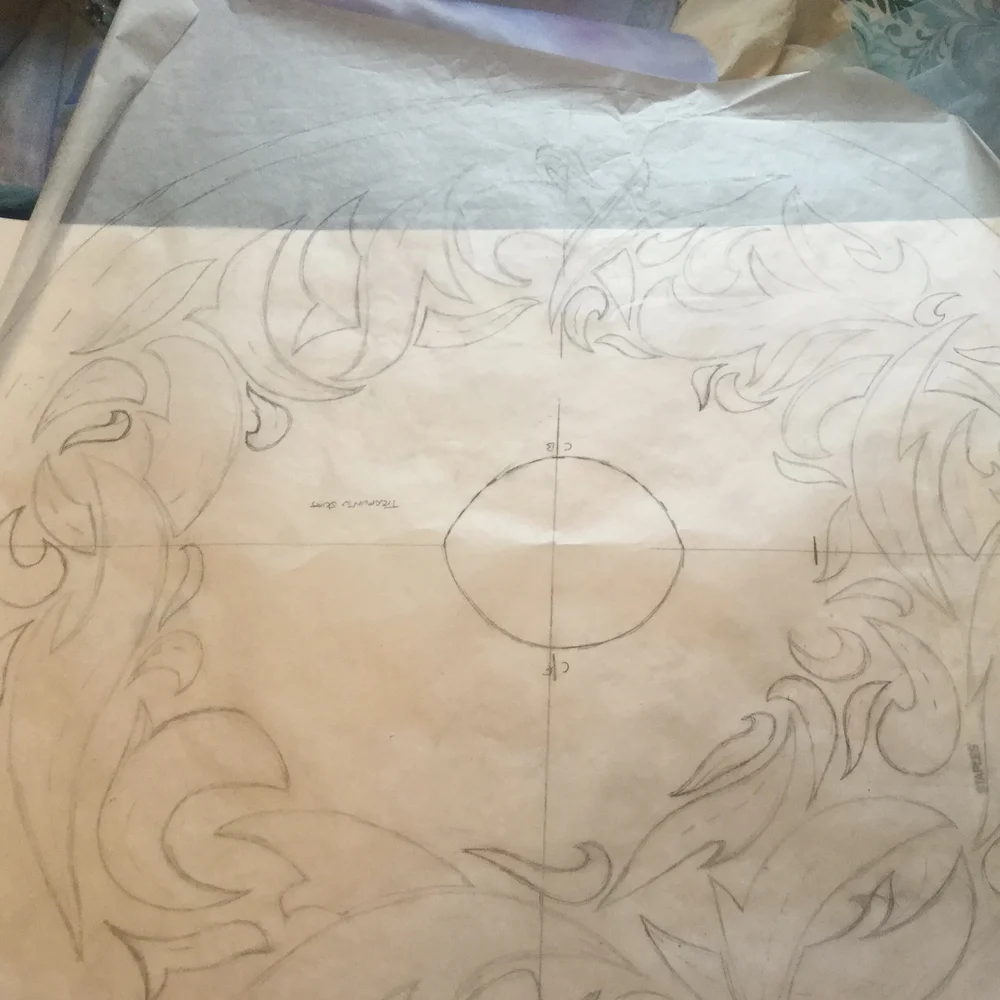 Final quilting design.