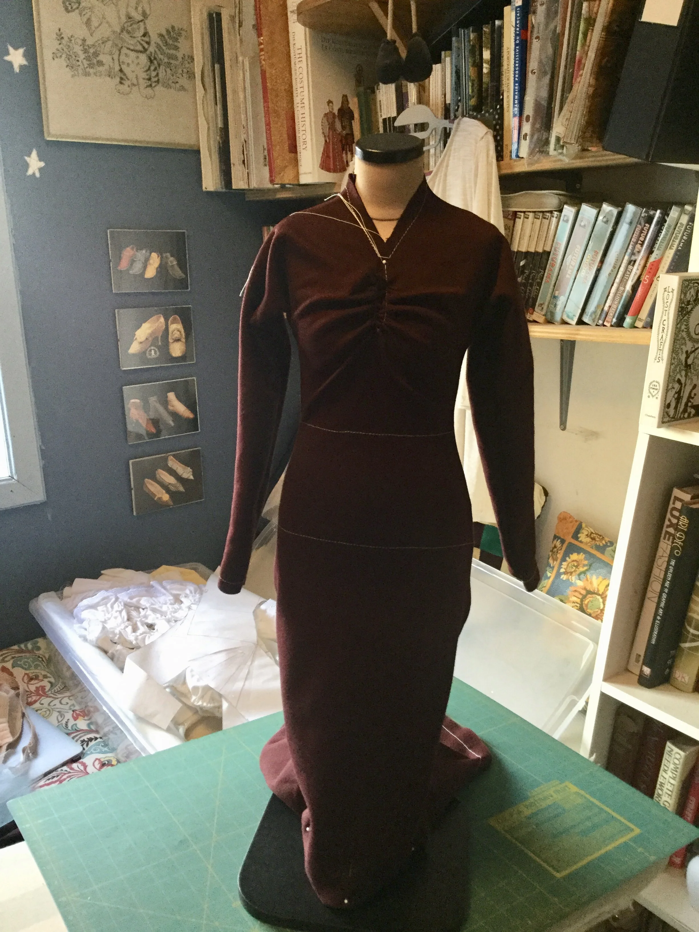 First mock up, taken in at sides and underarm.