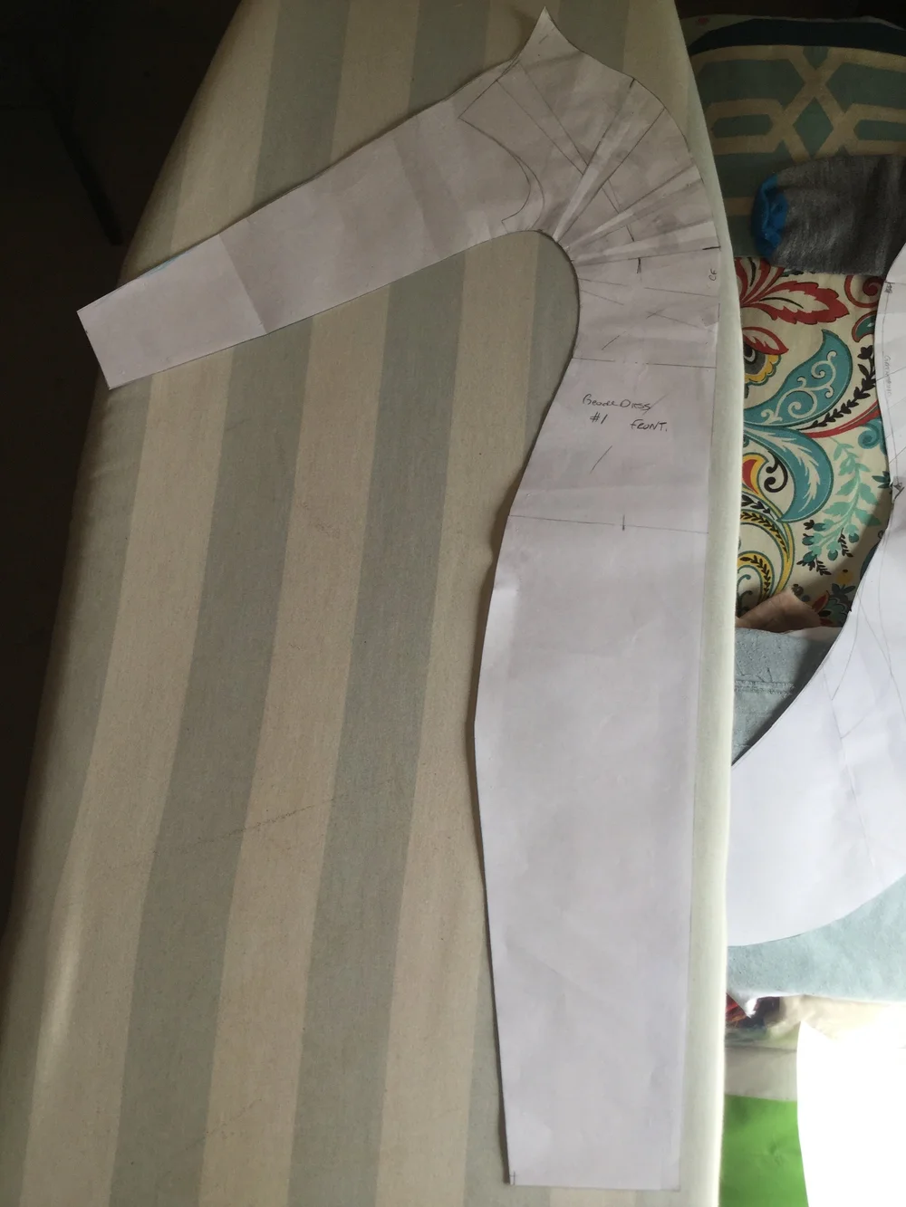 Final front pattern.