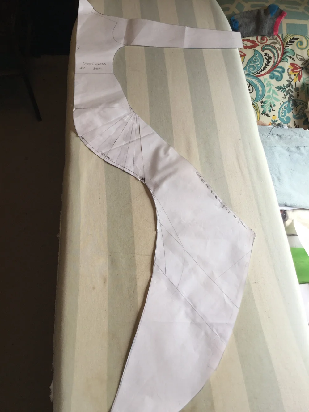 Final back pattern.