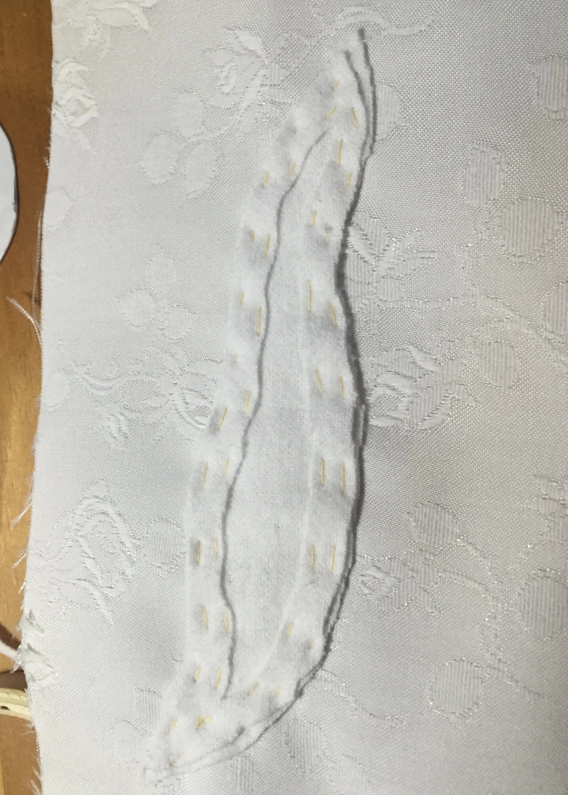 First layer of sample.