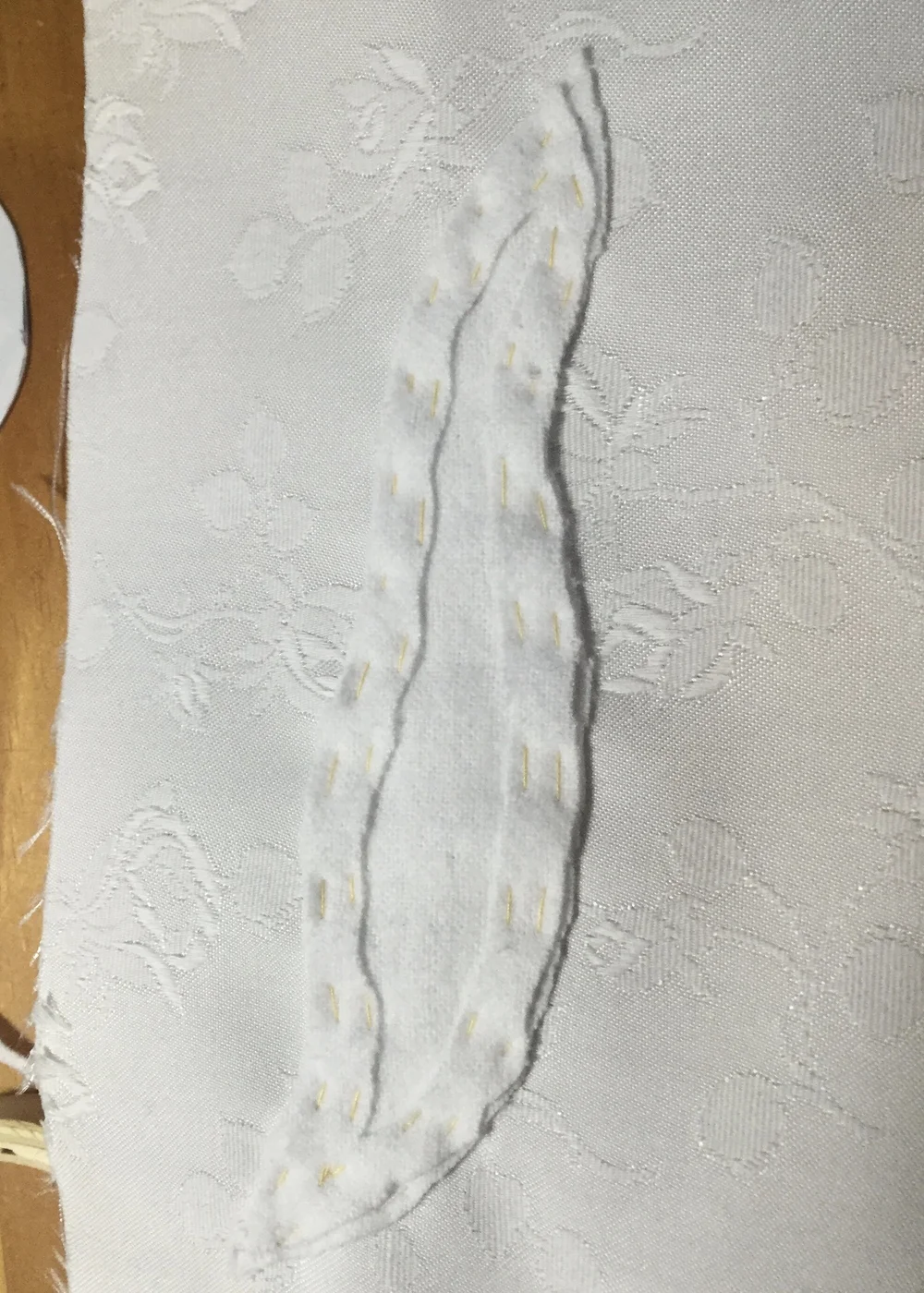 First layer of sample.