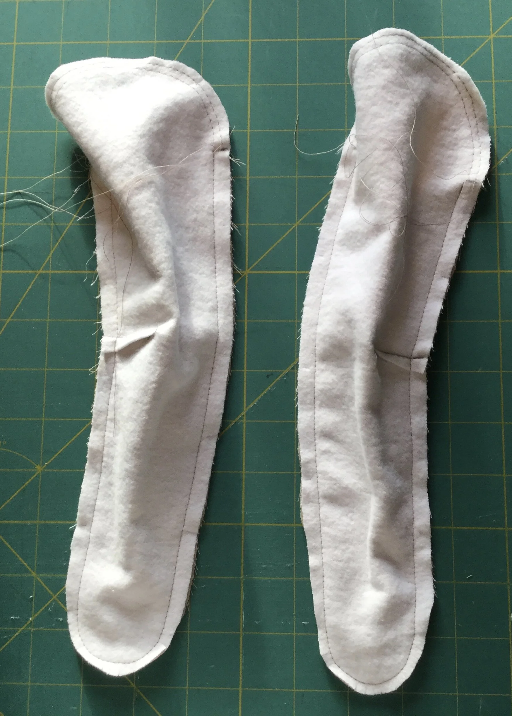 Final arms, unstuffed.