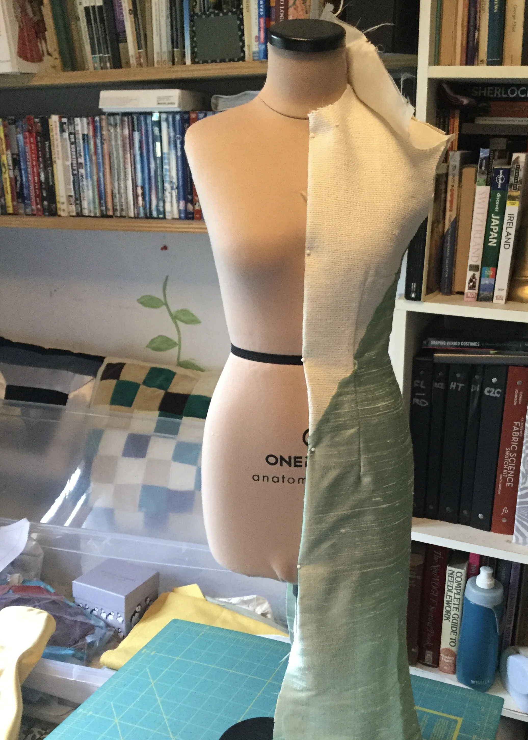 Look! It's half a dress!