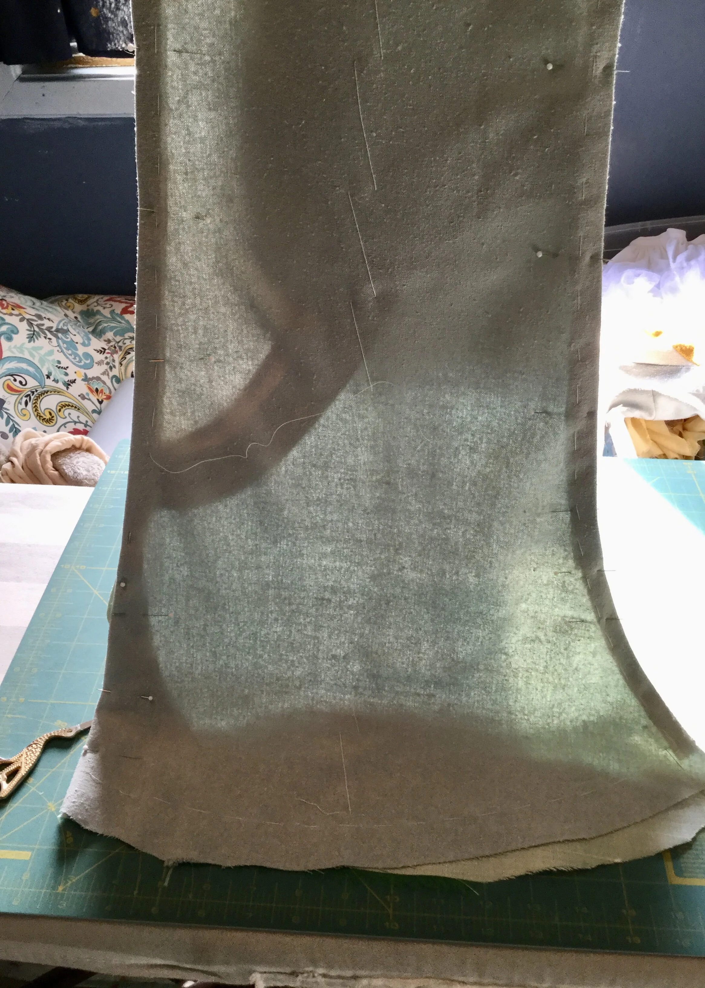 Reshaping the cape.