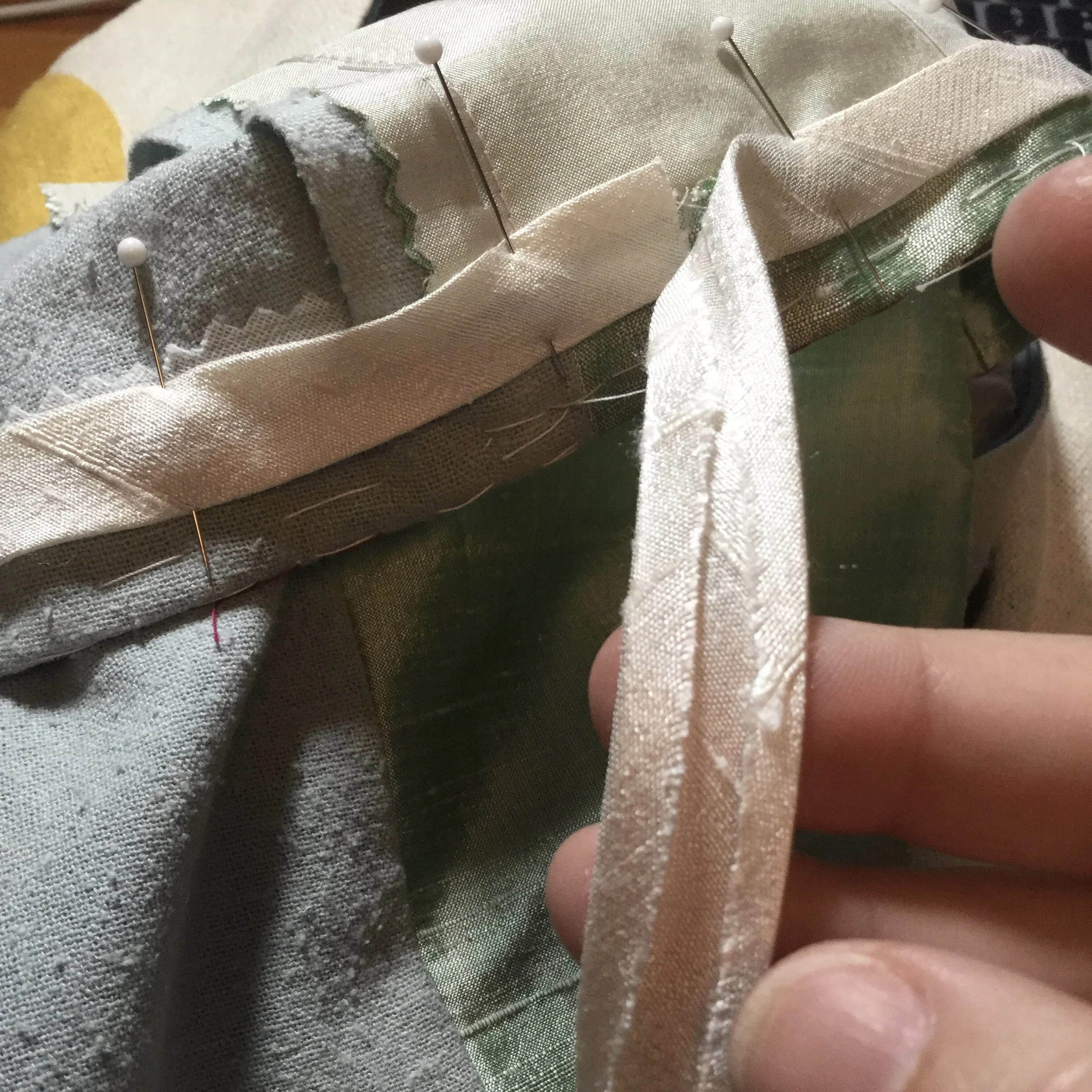 Extra finishing with bias.
