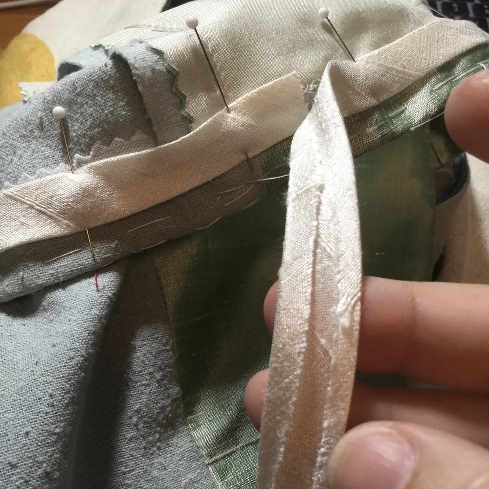 Extra finishing with bias.