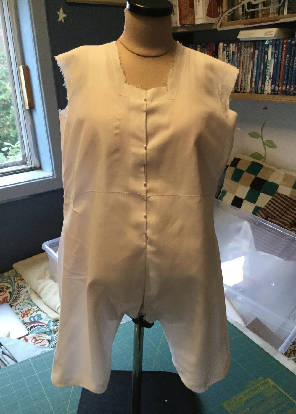 Mock up before pinning.