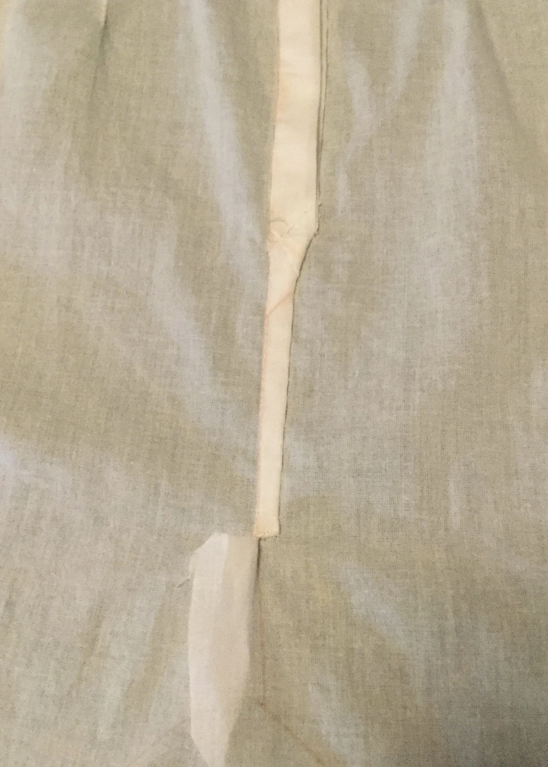 Base of front opening, inside.