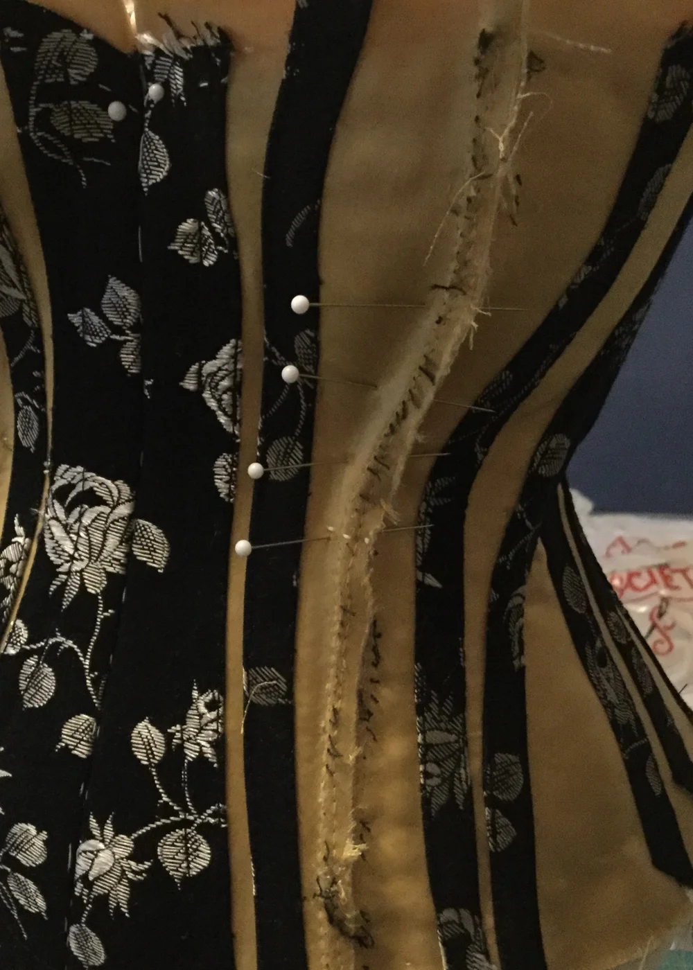 Marking the front alteration.