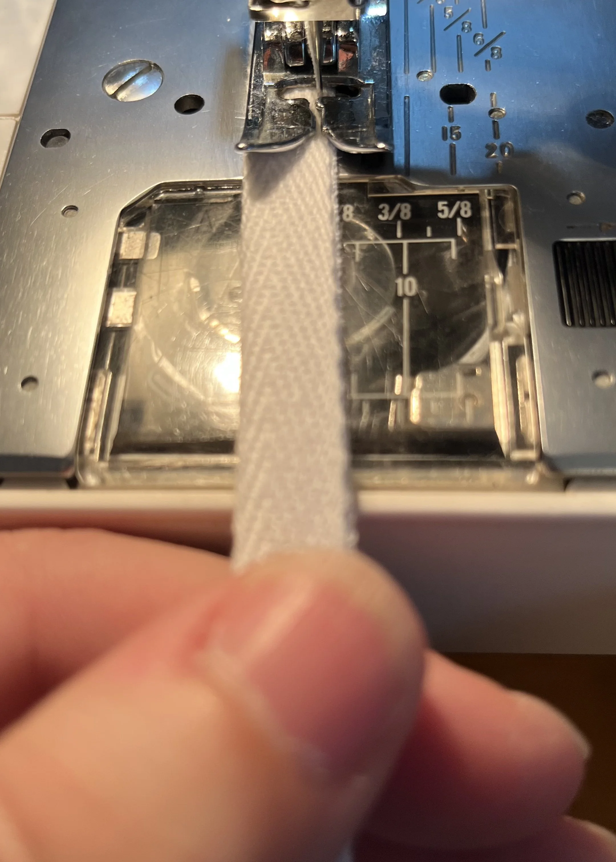 Stitching the casing closed