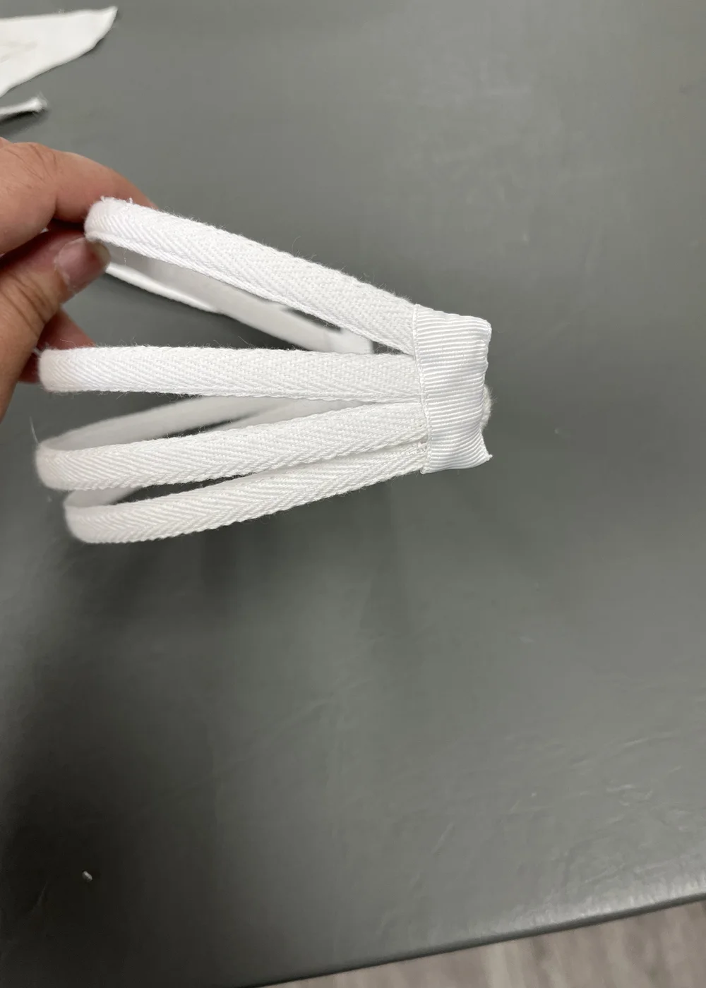 I finished the ends with grosgrain