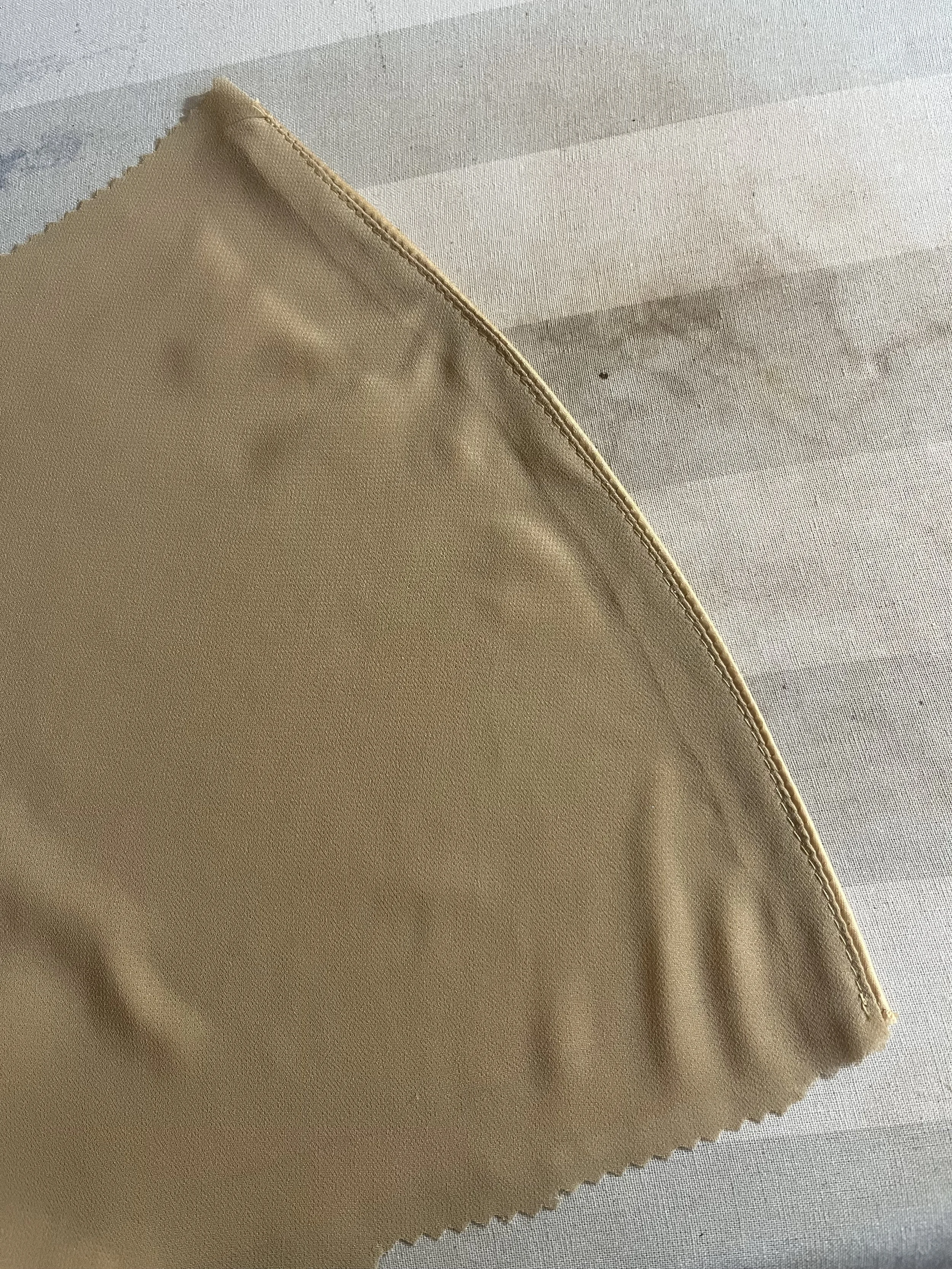 Understitching and finishing.