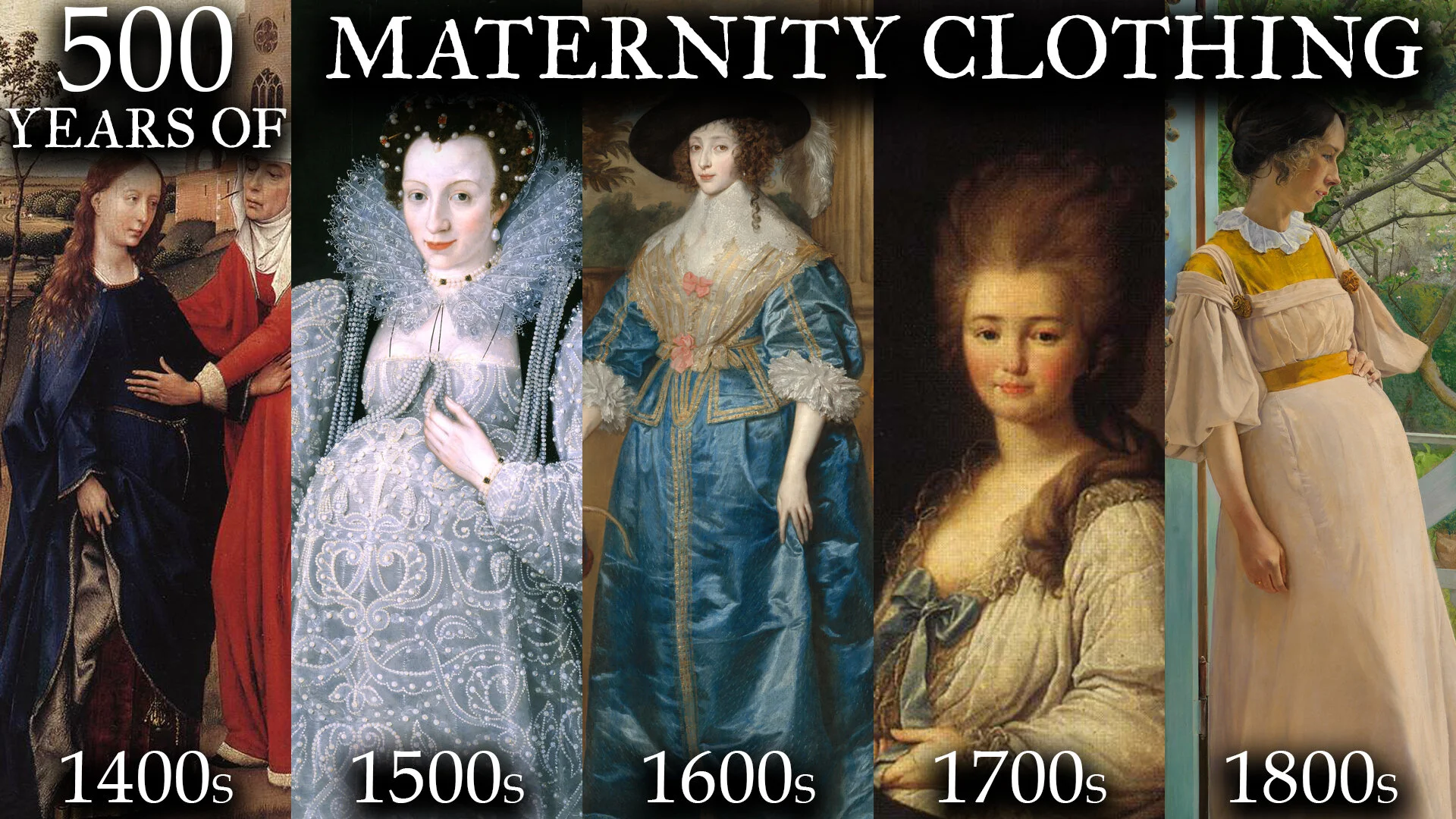 ‘500 Years of Maternity Clothing ft. Kass McGann of Reconstructing History’ (Sources)