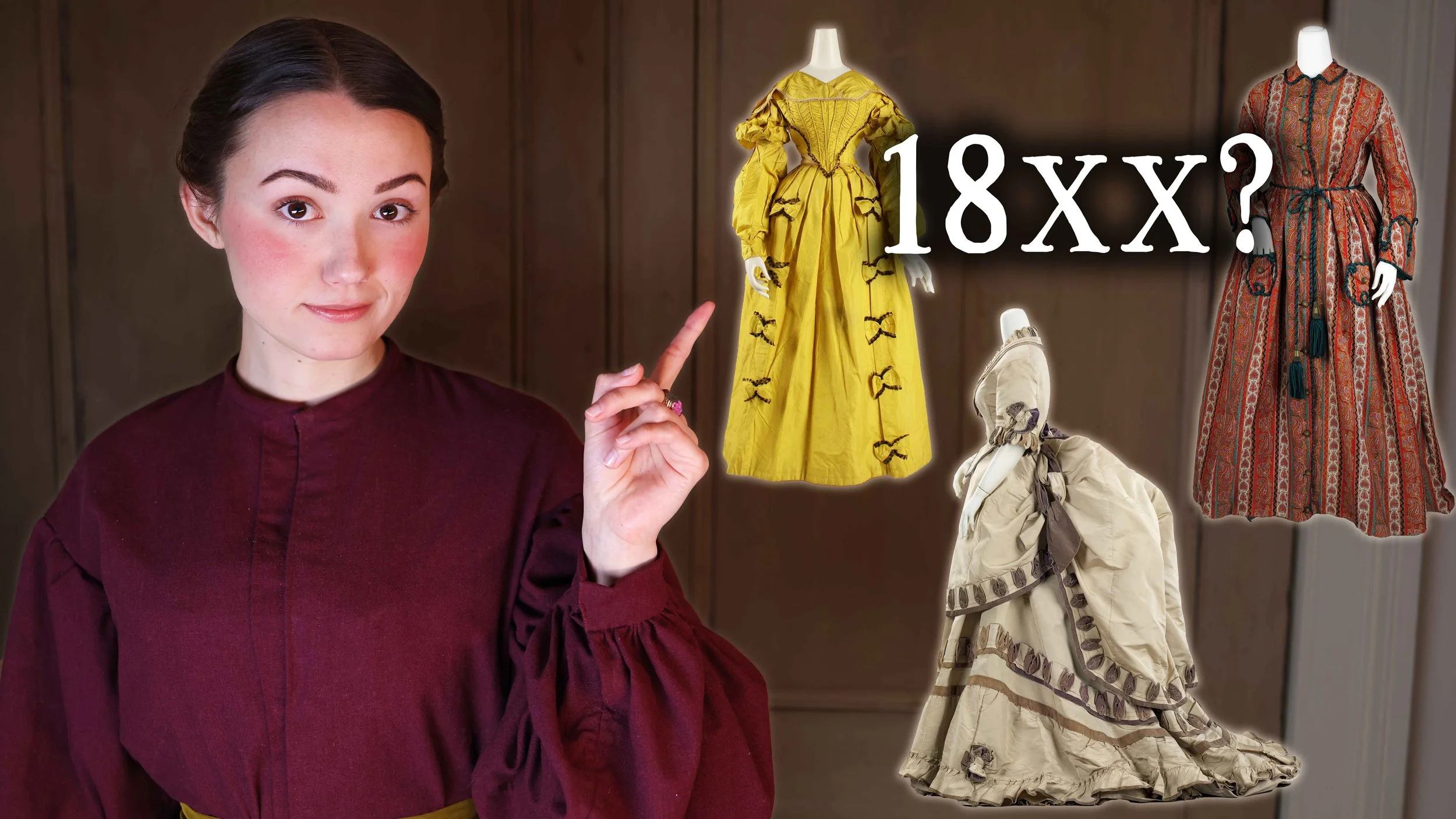 I Guess the Year of Antique 19th Century Dresses: Historical Fashion Game Show! (Sources)