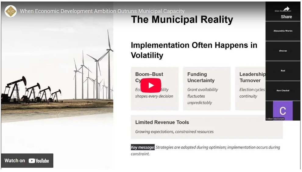 When Economic Development Ambition Outruns Municipal Capacity