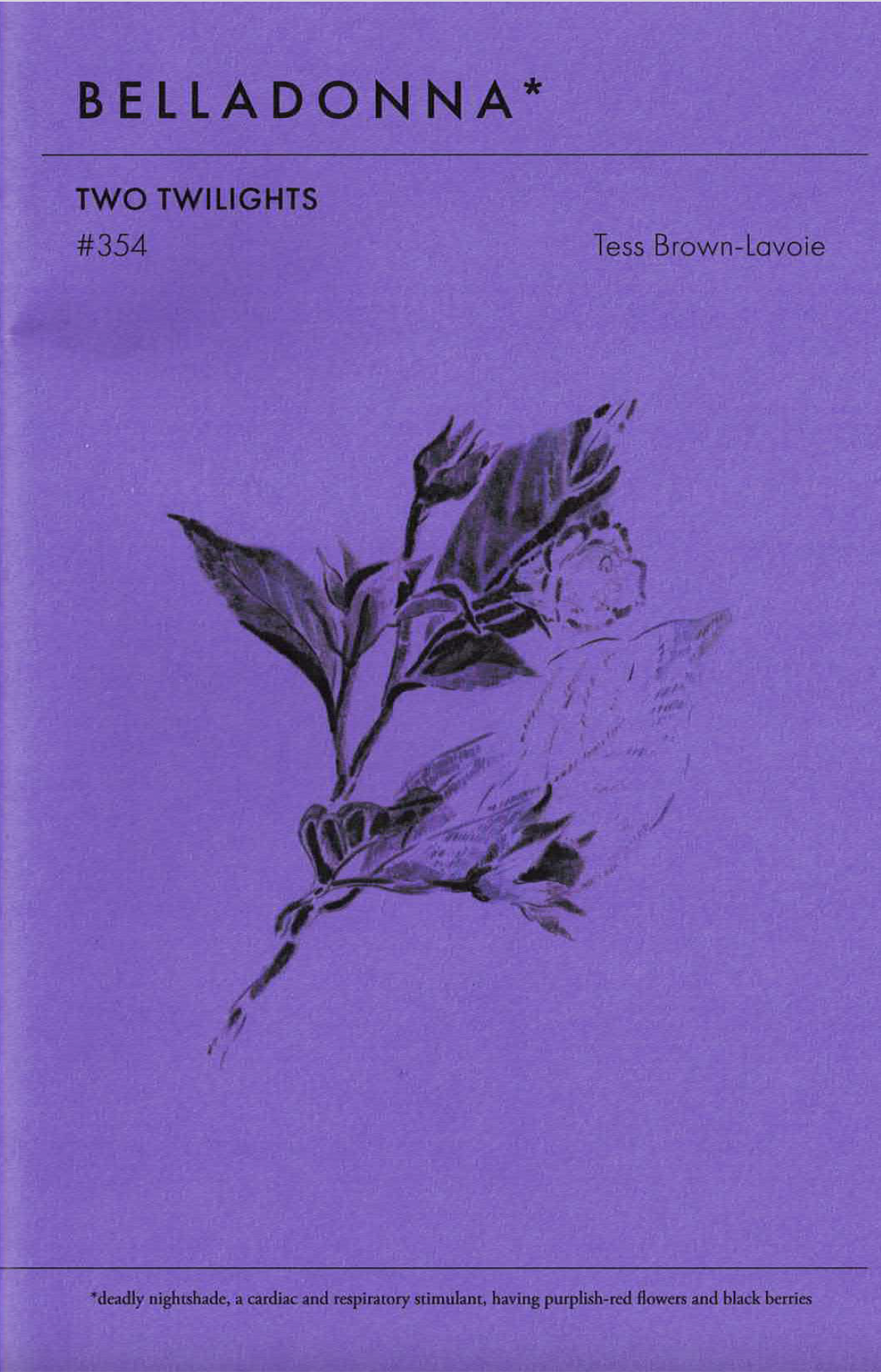 354. Tess Brown-Lavoie: TWO TWILIGHTS