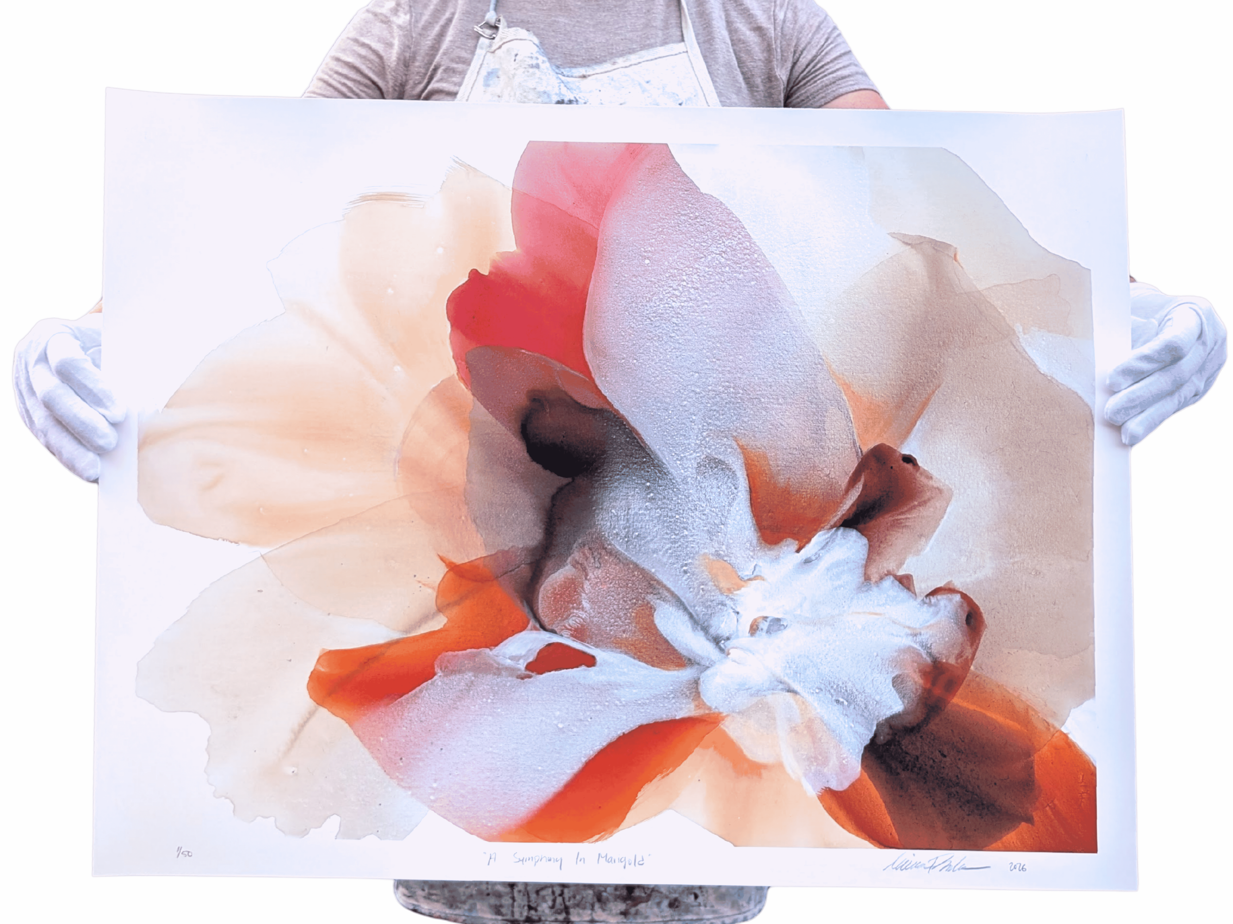 "A Symphony in Marigold" Giclée Paper Prints