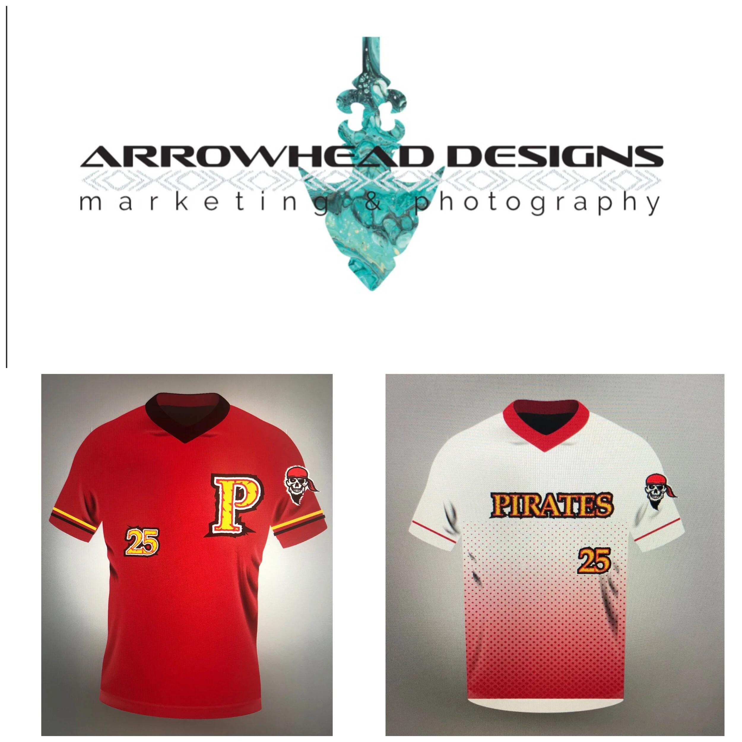 Mockup for custom designed uniforms