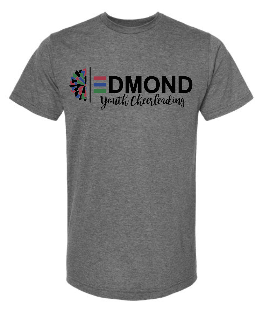 Edmond Youth Cheer Gray T-Shirt