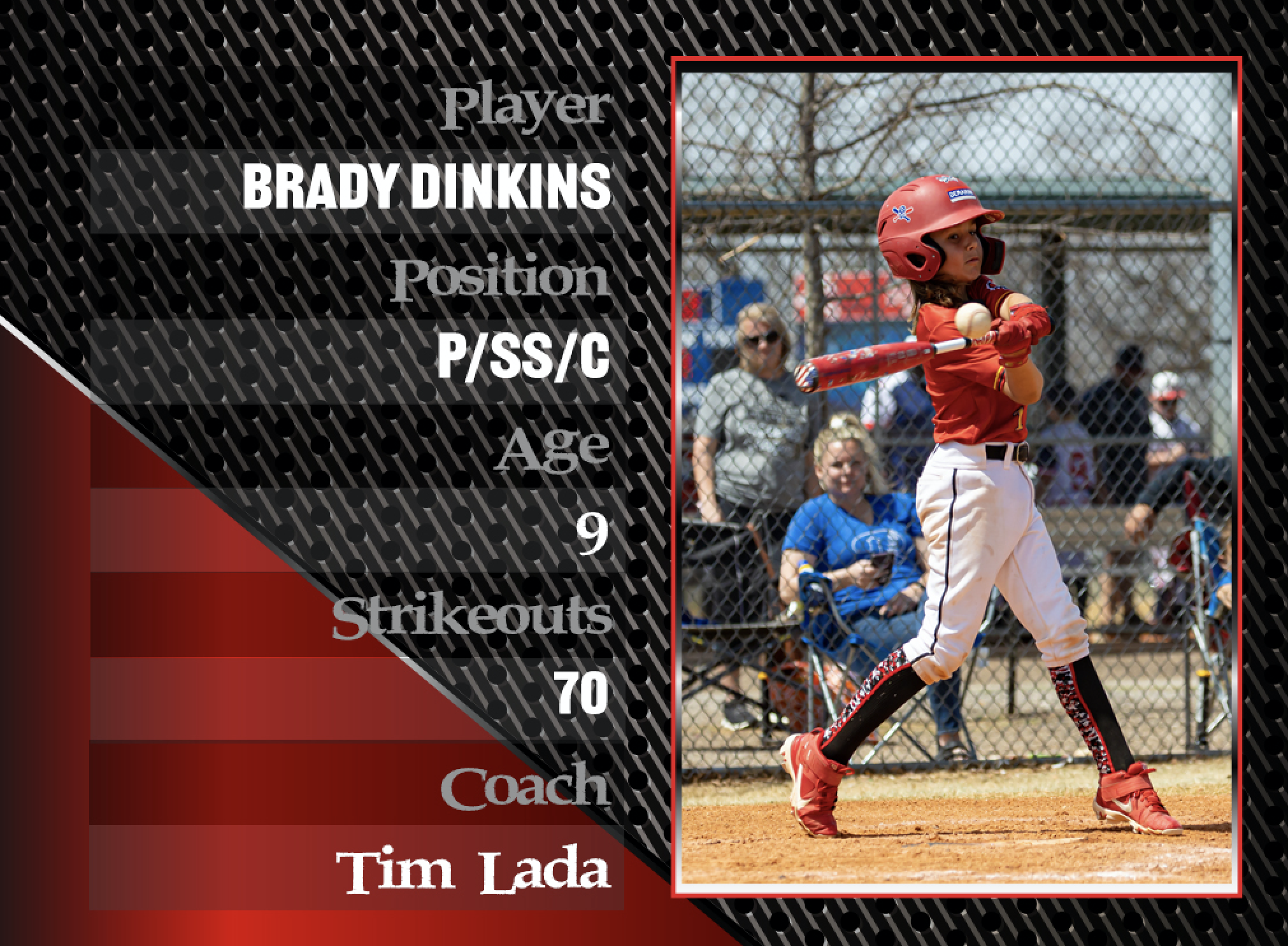 Back of Baseball Card