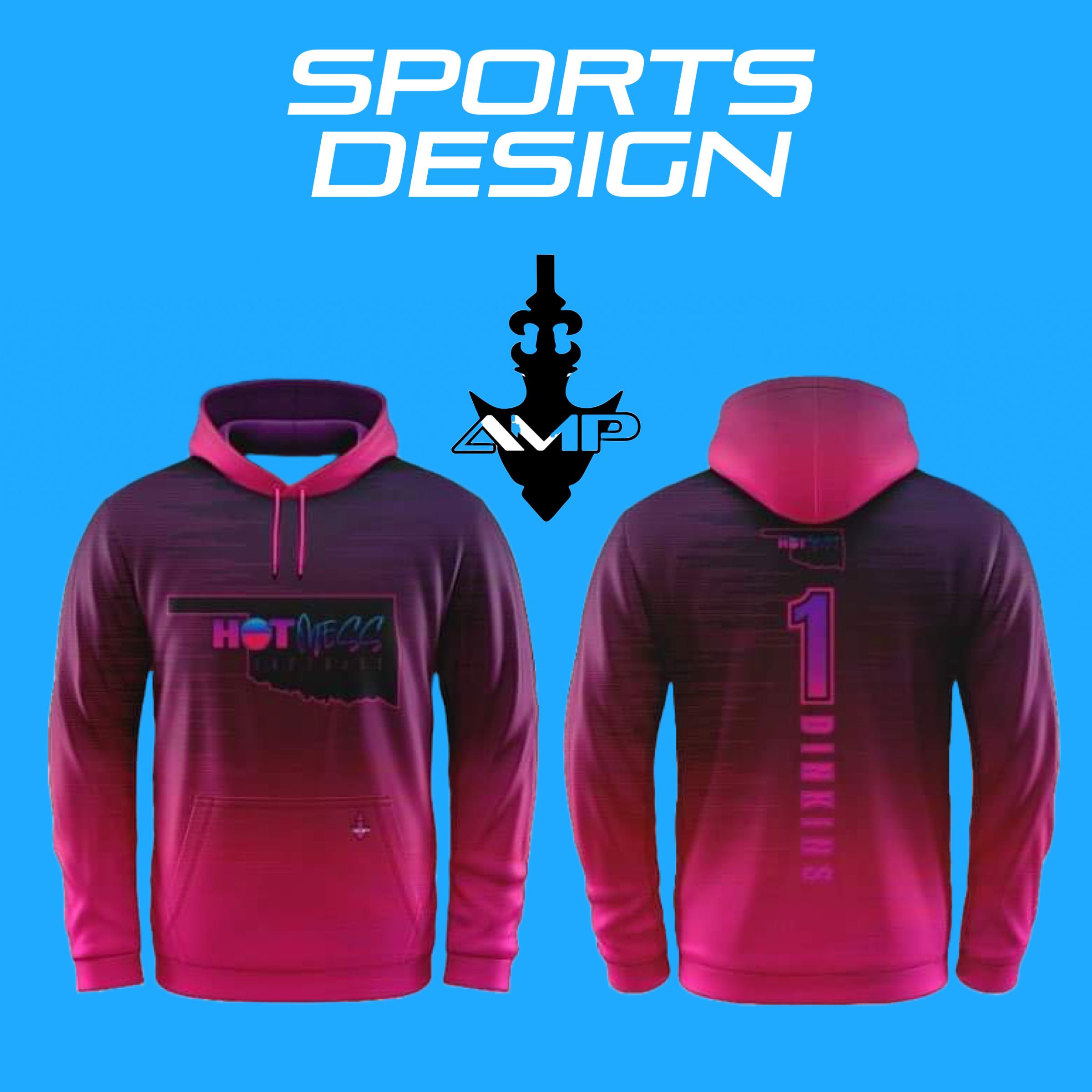 Softball Hoodie, Custom Designed