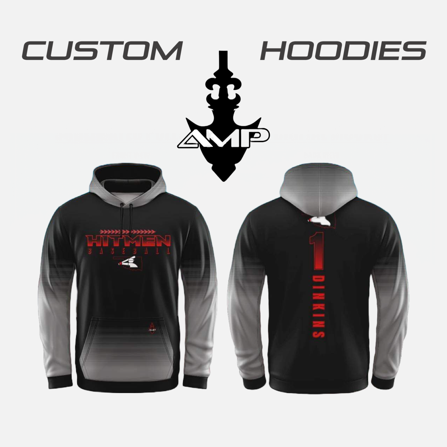 Baseball Team Hoodie, Custom