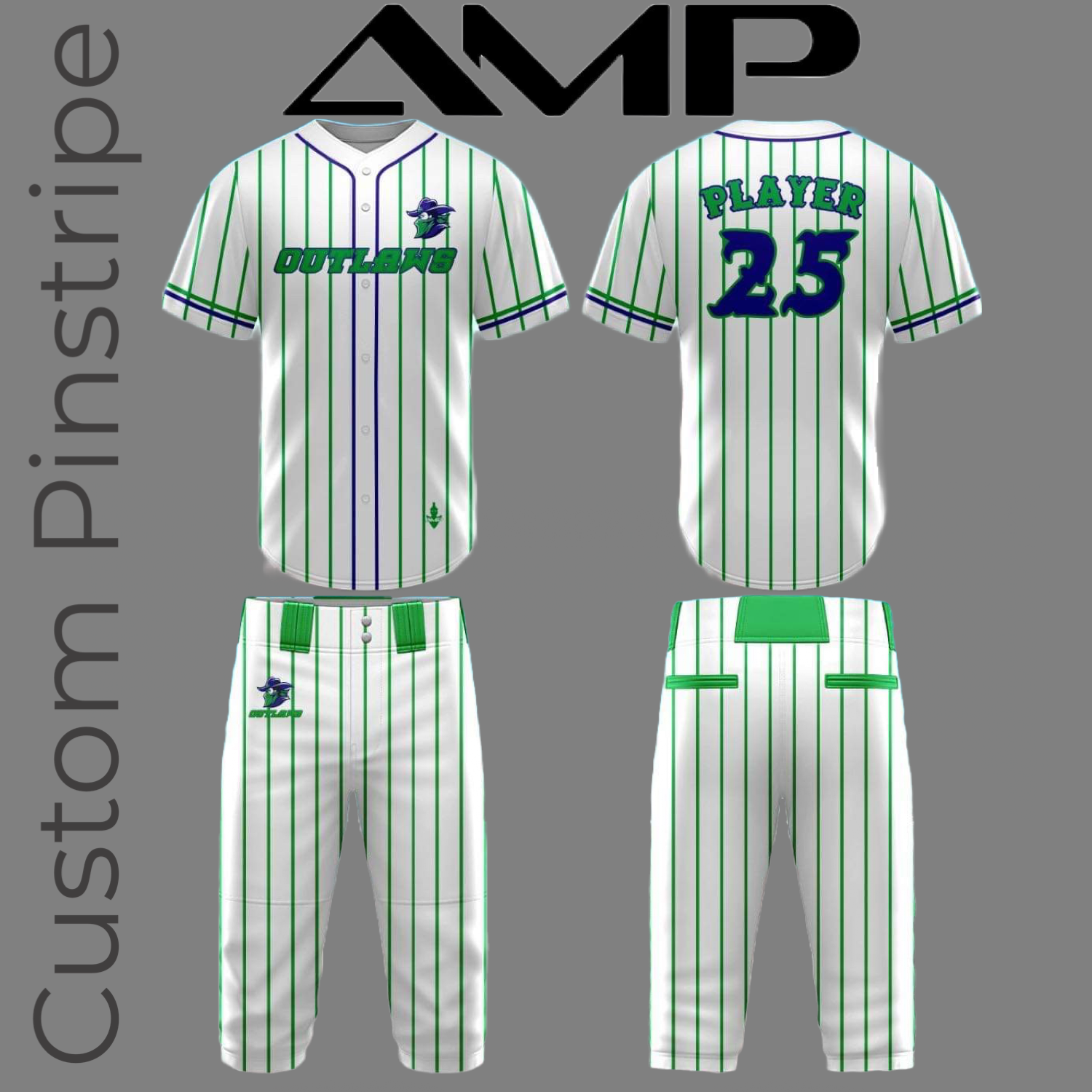 Custom Pinstripe Uniform