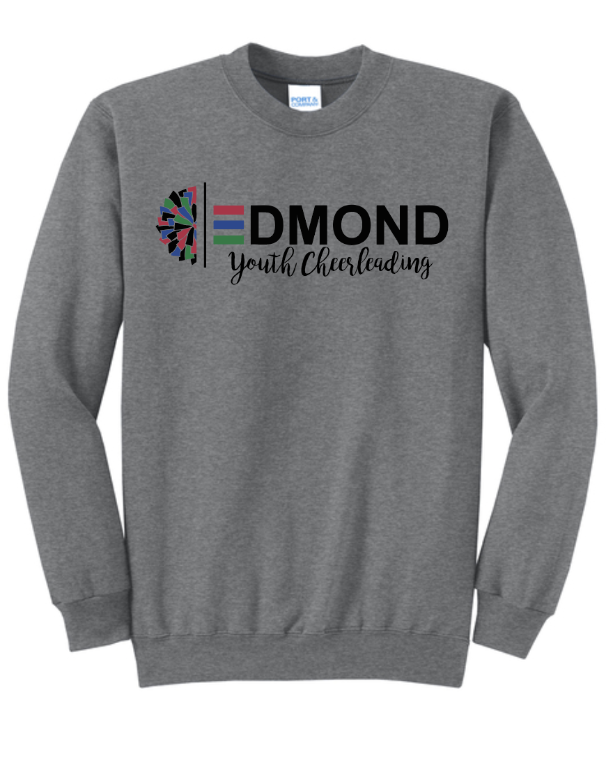 Edmond Youth Cheer Gray Sweatshirt