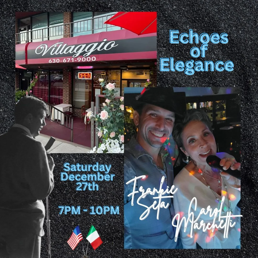 Frankie Seta & Carol Marchetti
Saturday, December 27th, 7-10 p.m.