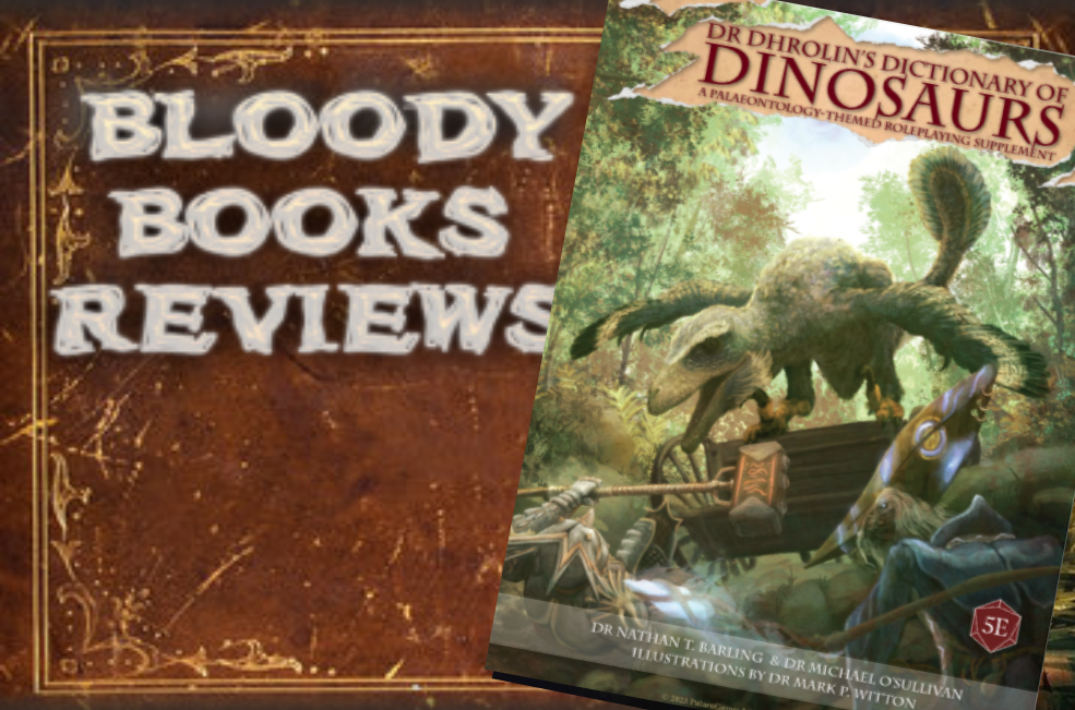 Bloody Books Review - Dr Dhrolins Dictionary Of Dinosaurs