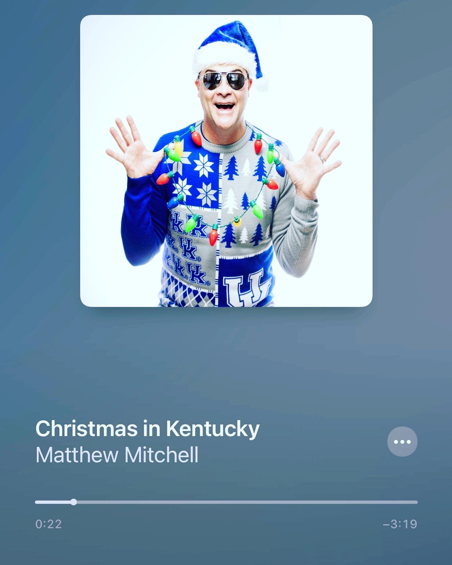 ❄️🎄Have you streamed Christmas in Kentucky yet!? Available on iTunes and Spotify ❄️🎄
&bull;
&bull;
We are 4 days away from our event! Be sure to purchase your tickets via Ticketmaster to listen LIVE! [Tickets $20]

#dogood #thecoachmitchellband #ch