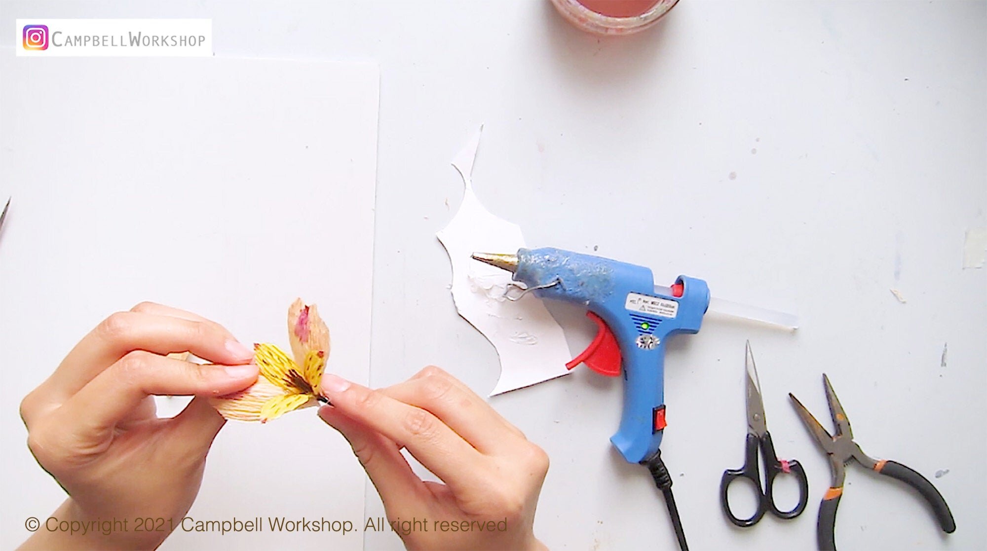 Crepe Paper Alstroemeria Flower, Lily of the Incas DIY Kit