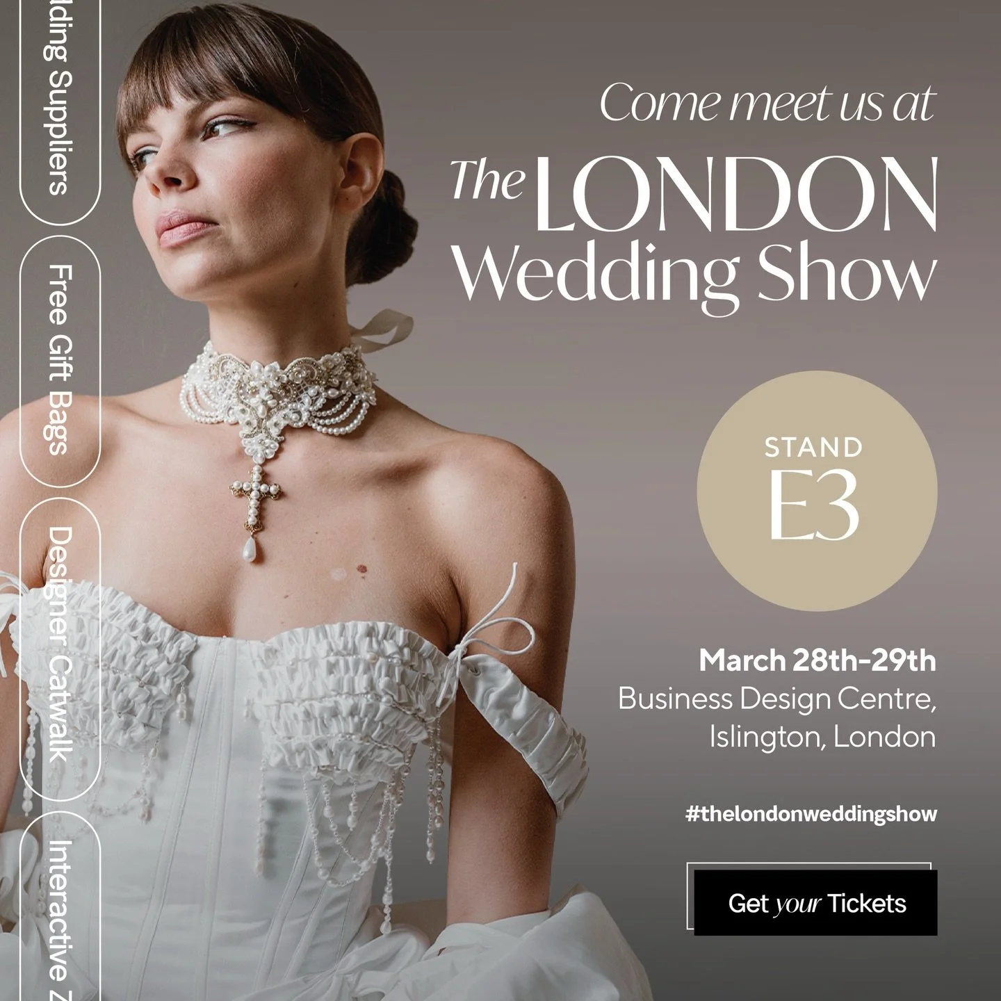 We&rsquo;re so excited to be part of the London Wedding Show ✨
If you&rsquo;re planning your big day, come and visit Campbell Workshop at [Stand E3] to discover our handcrafted paper flowers&mdash;designed to bring lasting beauty and a truly personal