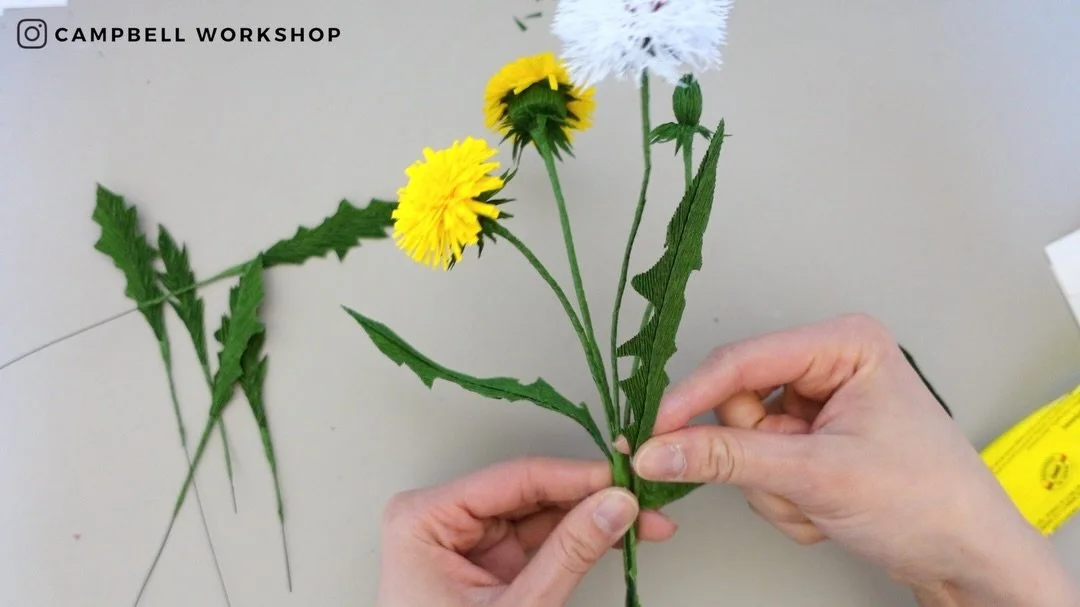I hope you like our Dandelion. If you like it, you can watch our tutorial on our YouTube channel @campbellworkshop 😊
.
Don&rsquo;t forget all the templates &amp; kits are available on our website !
.
Our extended and detailed tutorial is also availa