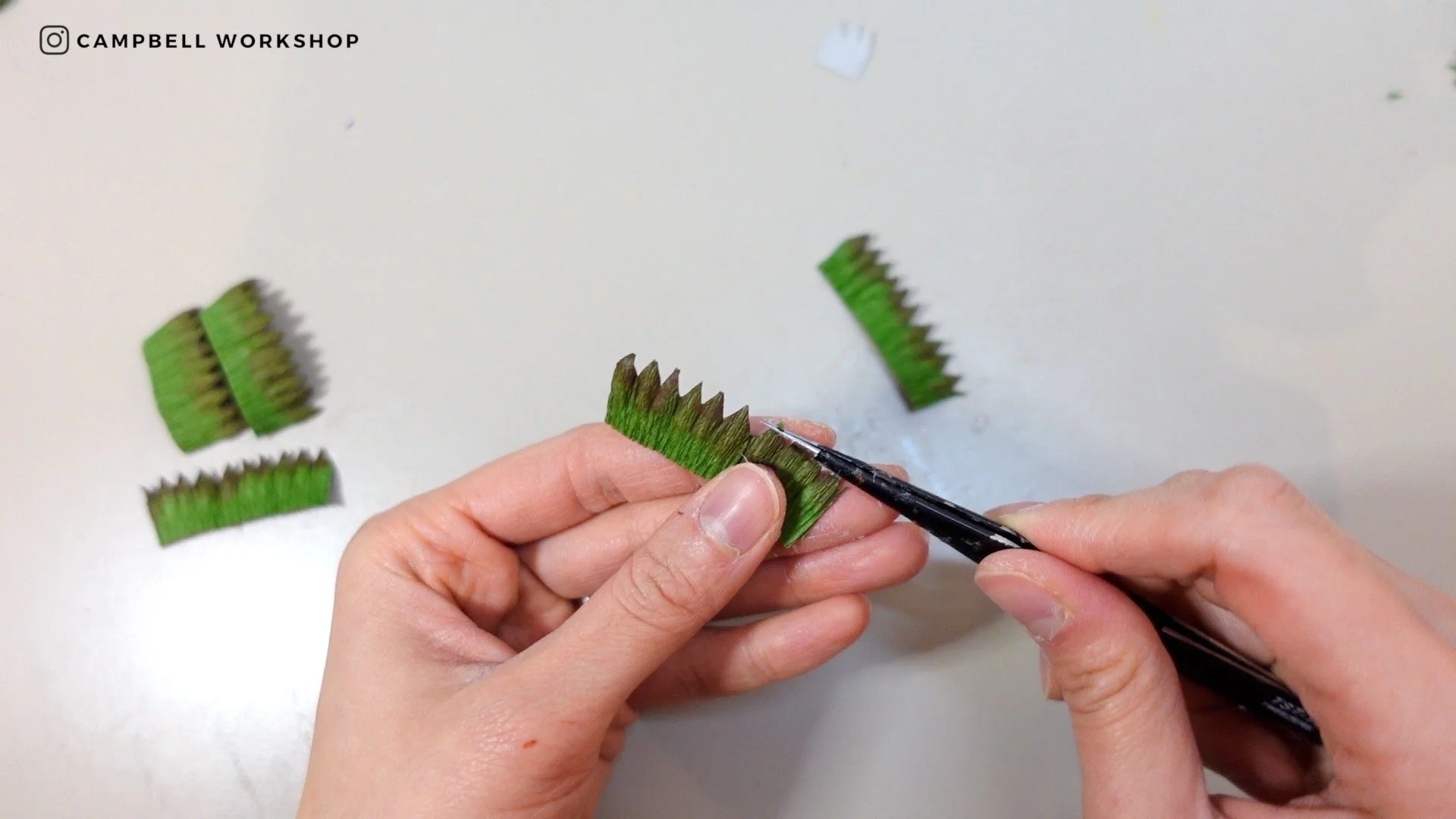 Crepe Paper Cornflower