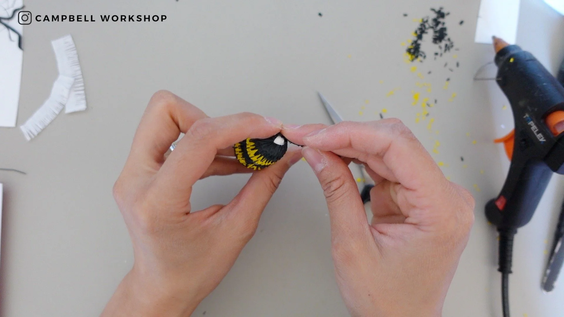 Crepe Paper Bumble Bee