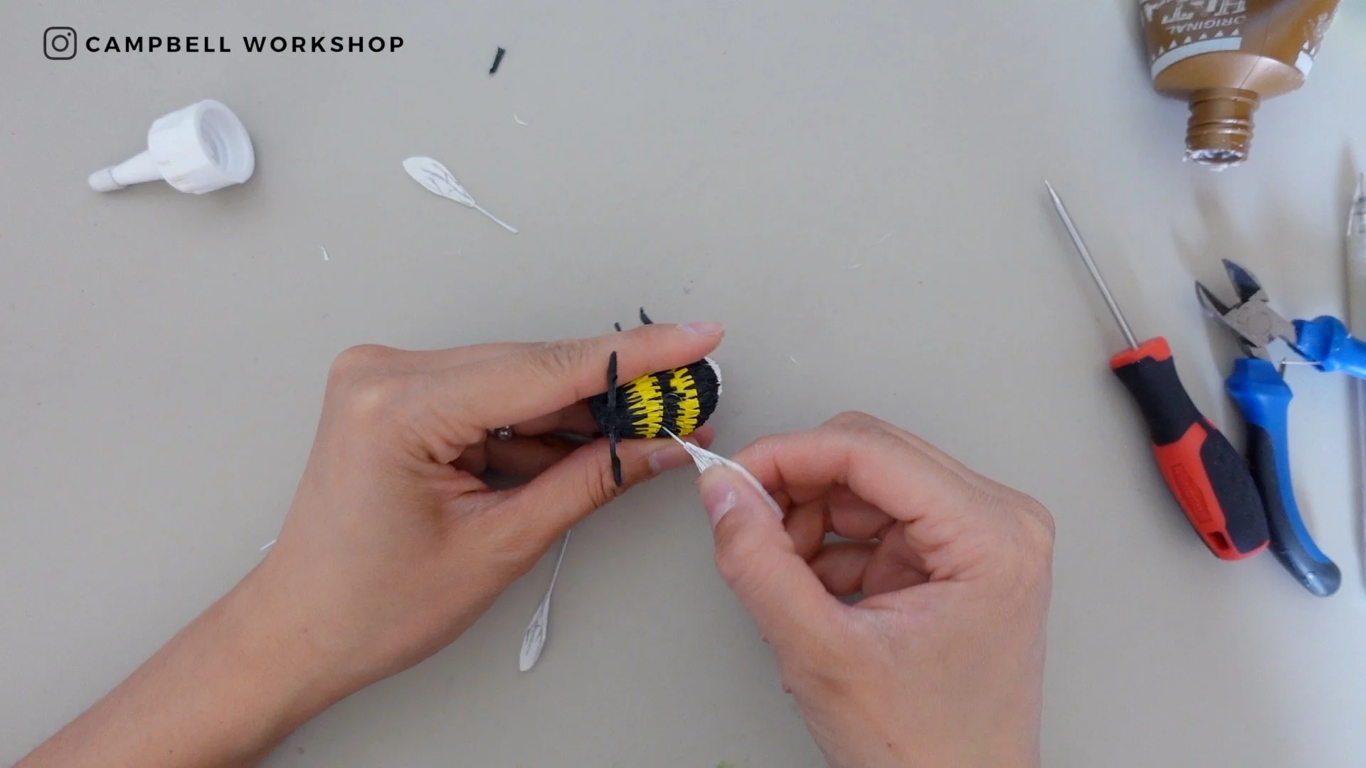 Crepe Paper Bumble Bee
