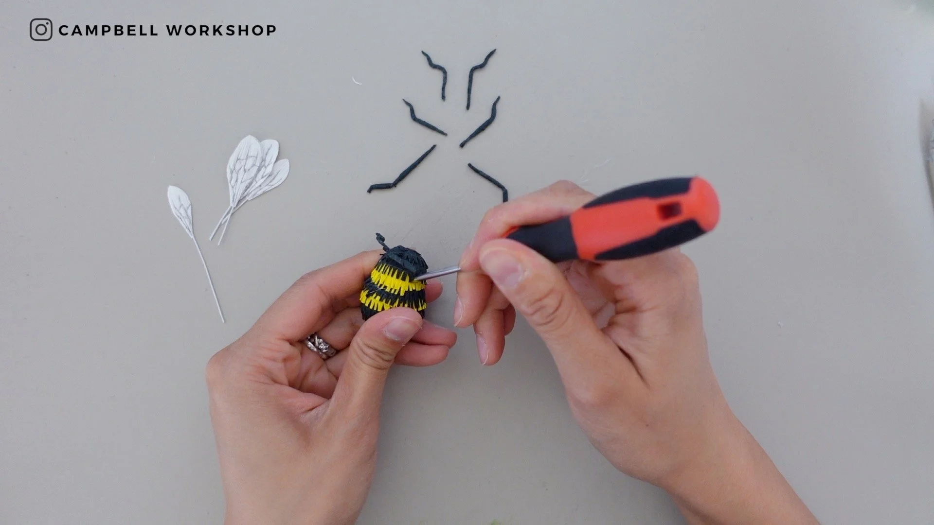 Crepe Paper Bumble Bee