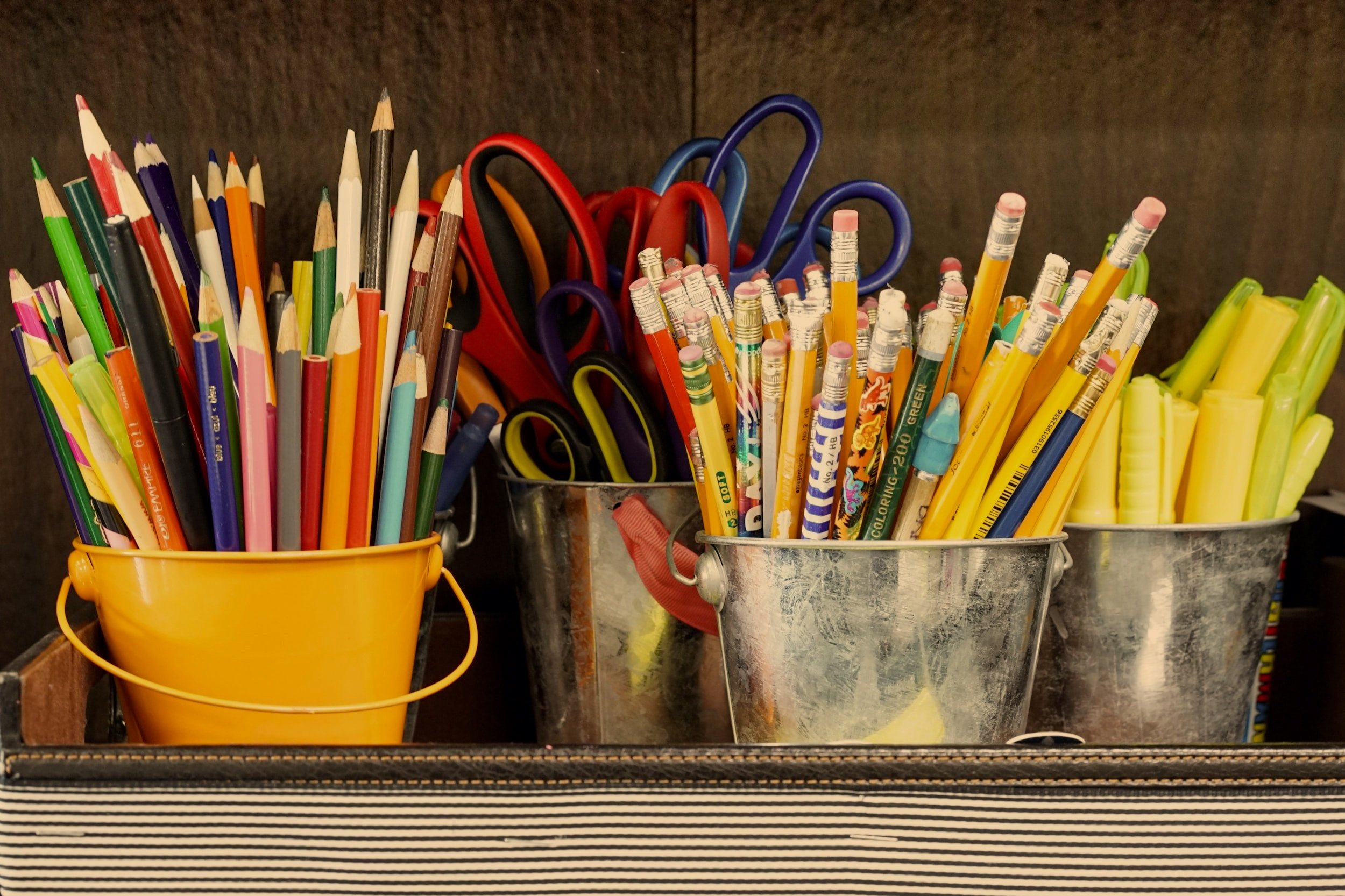 Kids Desk Organizer, Desk Storage, Desk Pencil Holder, Pencil Storage  Holder For School, Office And Classroom (blue)