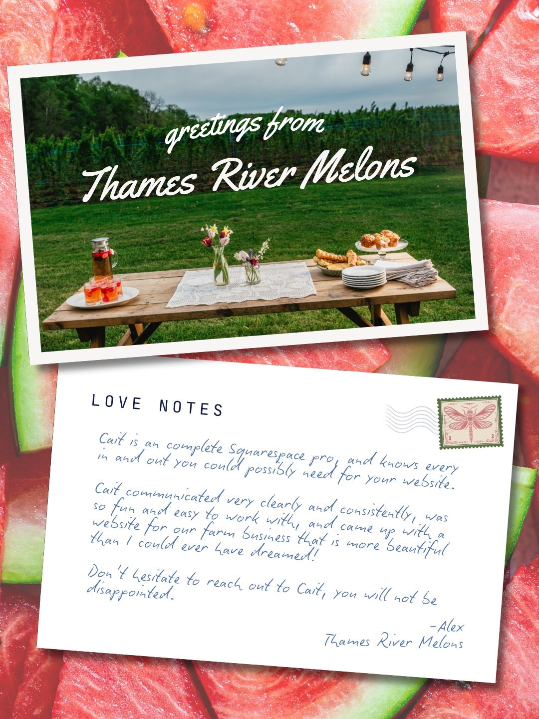 Working with Alex and Ashley from @thamesrivermelons was an absolute DREAM ✨

For over 40 years, the Chesney family has been providing their community with fresh produce. What was once a one-man operation and an acre of muskmelon crops is now a famil