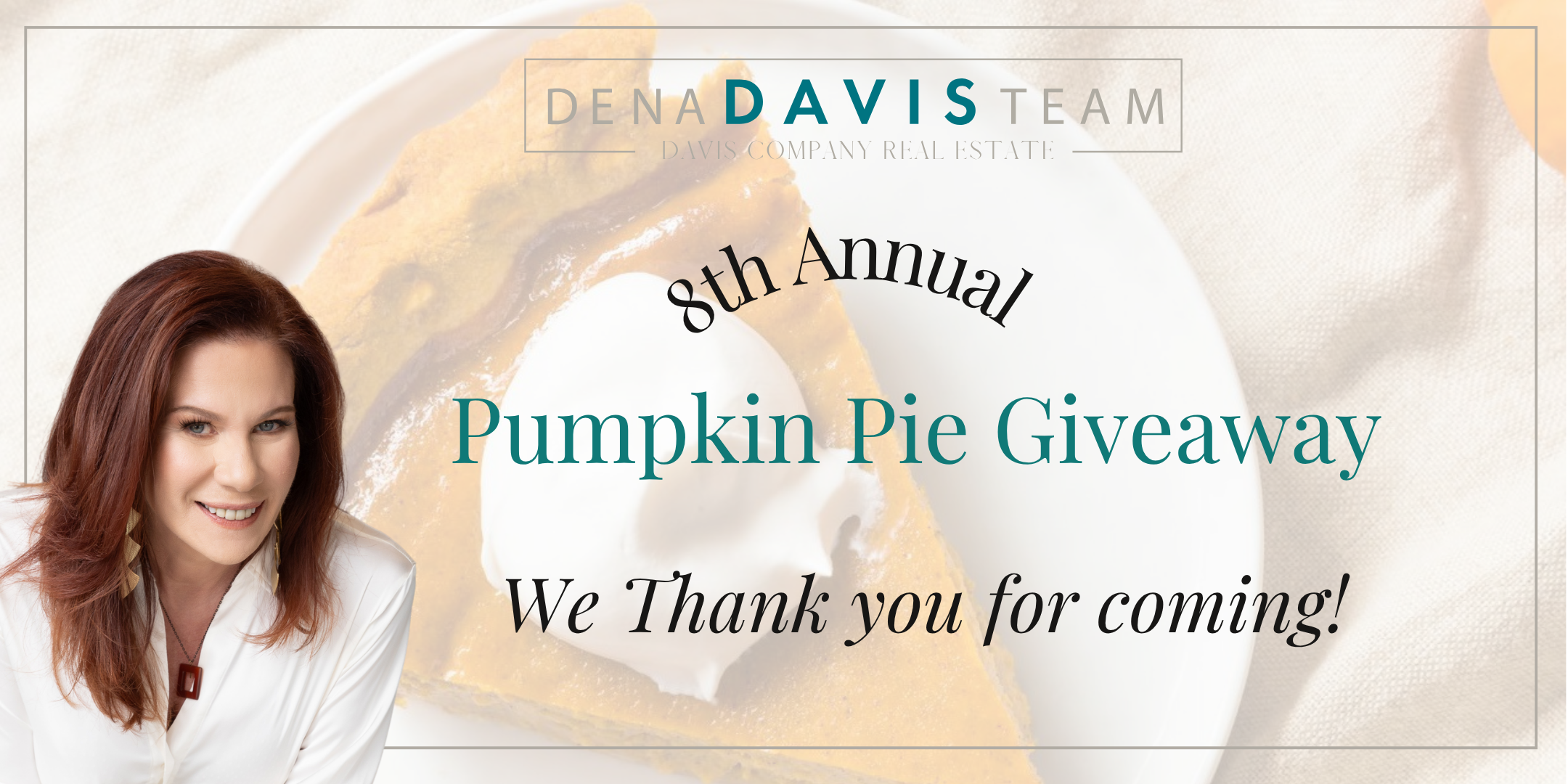8th Annual Pumpkin Pie Giveaway
