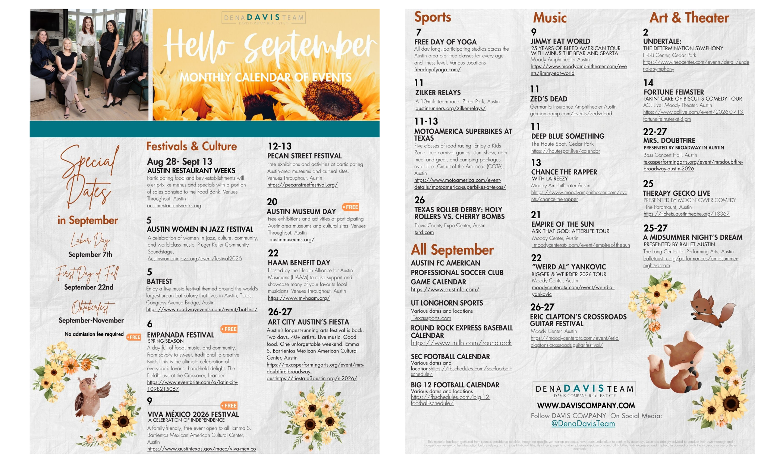 September Events