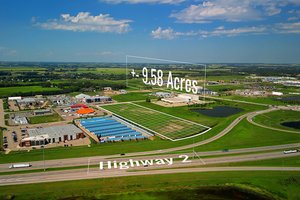 Prime 9.58-Acre commercial real estate in Red Deer, Alberta  up for Auction
