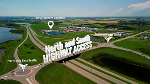 Prime 12.64-Acre Highway Frontage Parcel in Gasoline Alley West, Red Deer for Sale&nbsp;