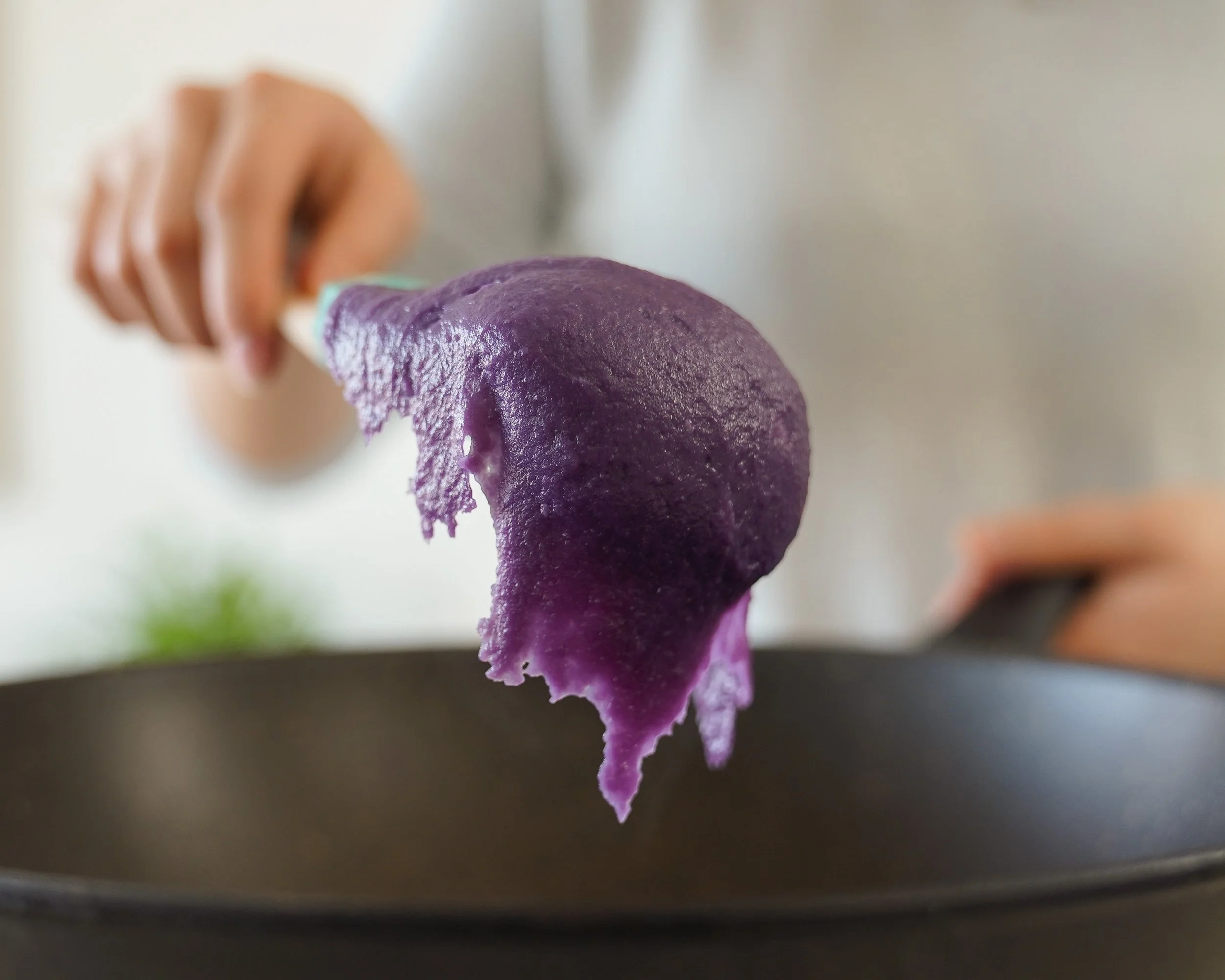 Purple Snow Skin Mooncakes — Jasma Fusion Cuisine