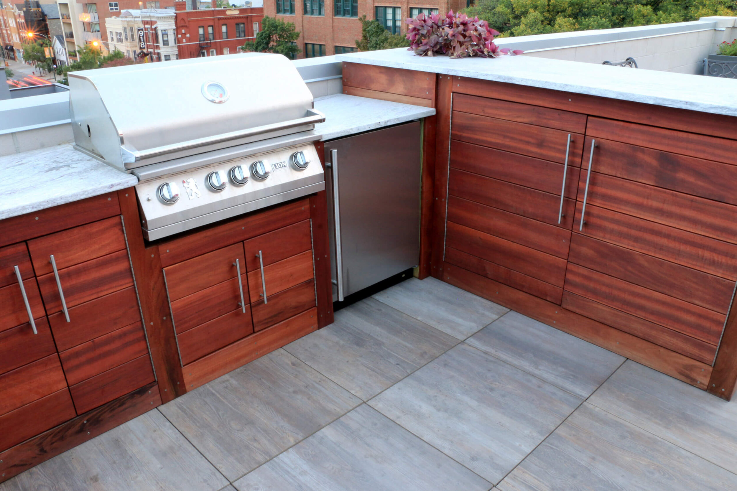 Chicago Rooftop Deck Kitchen Installation Services