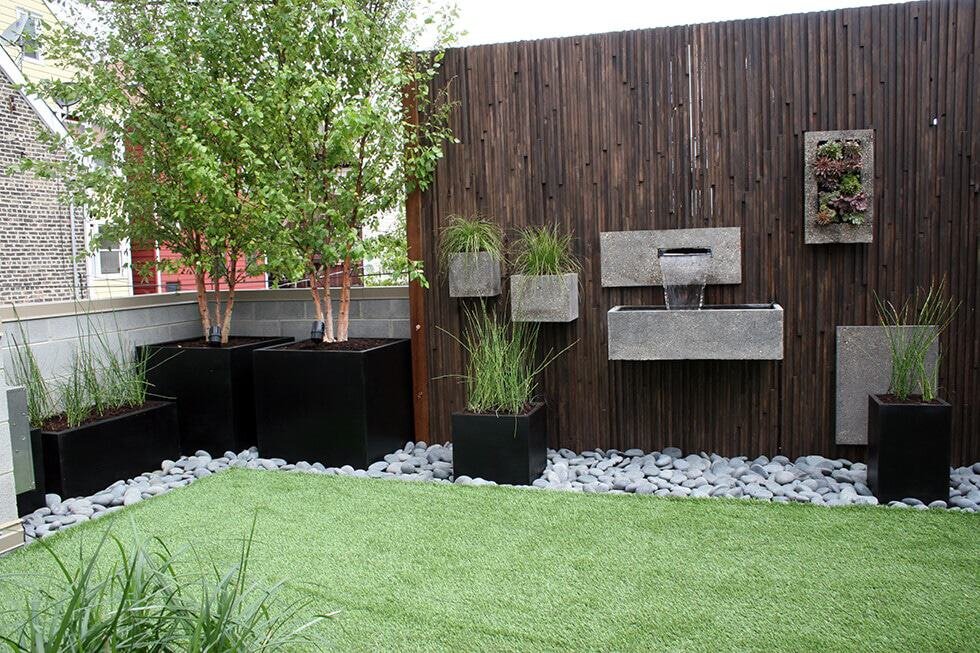 Chicago Garage Roof Deck Garden